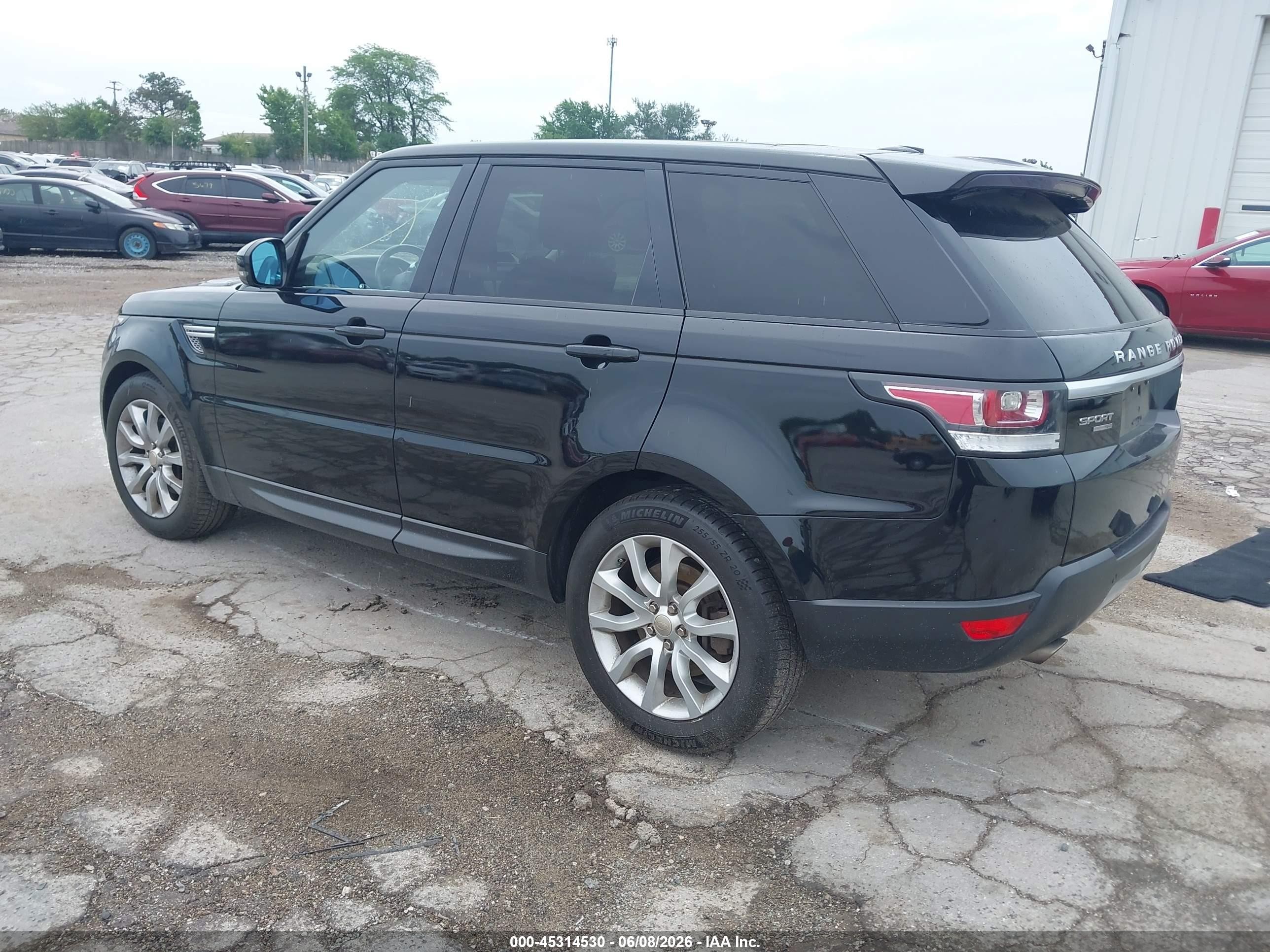 2014 Land Rover Range Rover Sport 3.0l V6 Supercharged Hse Black vin: SALWR2WF5EA381040