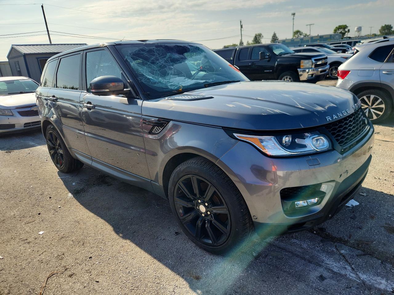 2014 Land Rover Range Rover Sport Hse Gray vin: SALWR2WF6EA387977