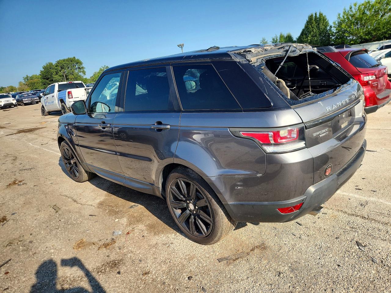 2014 Land Rover Range Rover Sport Hse Gray vin: SALWR2WF6EA387977