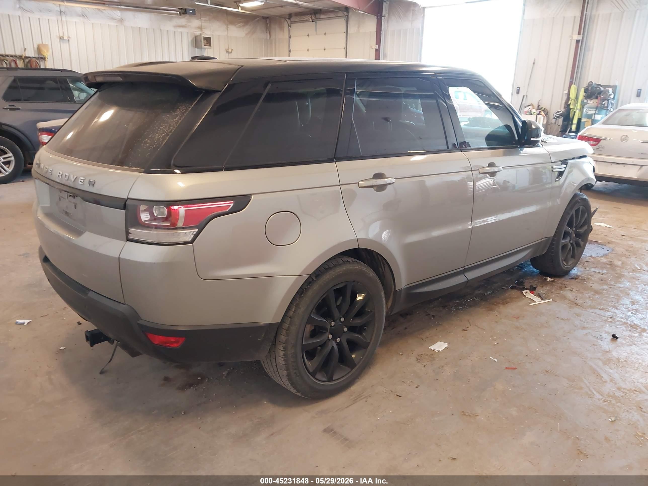 2014 Land Rover Range Rover Sport 3.0l V6 Supercharged Hse Silver vin: SALWR2WF7EA331191