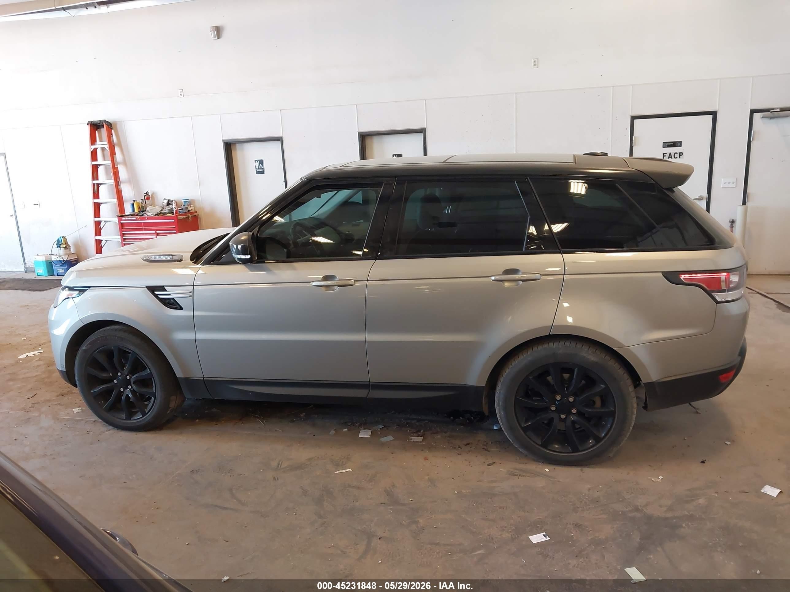 2014 Land Rover Range Rover Sport 3.0l V6 Supercharged Hse Silver vin: SALWR2WF7EA331191