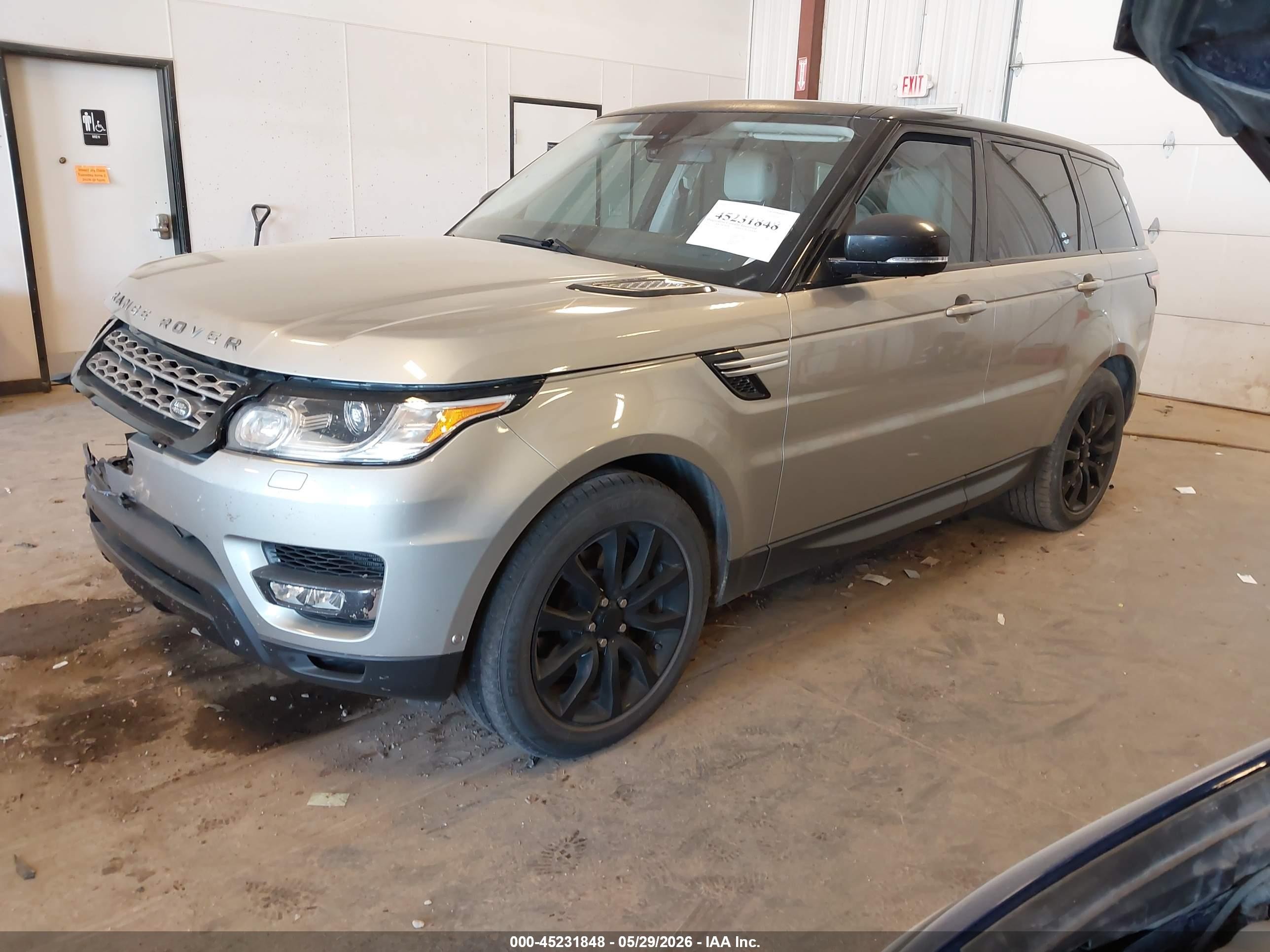 2014 Land Rover Range Rover Sport 3.0l V6 Supercharged Hse Silver vin: SALWR2WF7EA331191