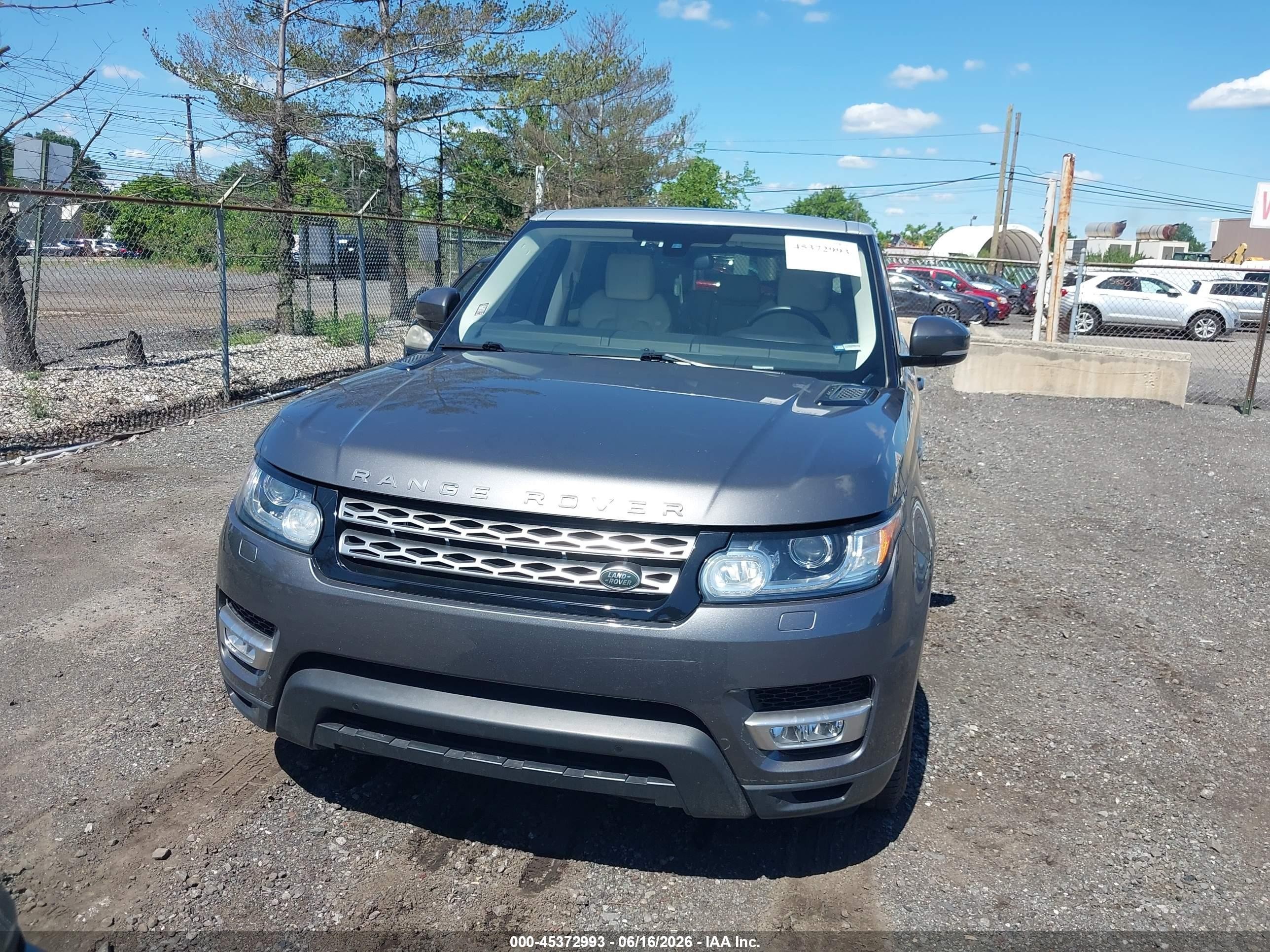 2014 Land Rover Range Rover Sport 3.0l V6 Supercharged Hse Gray vin: SALWR2WF8EA338750