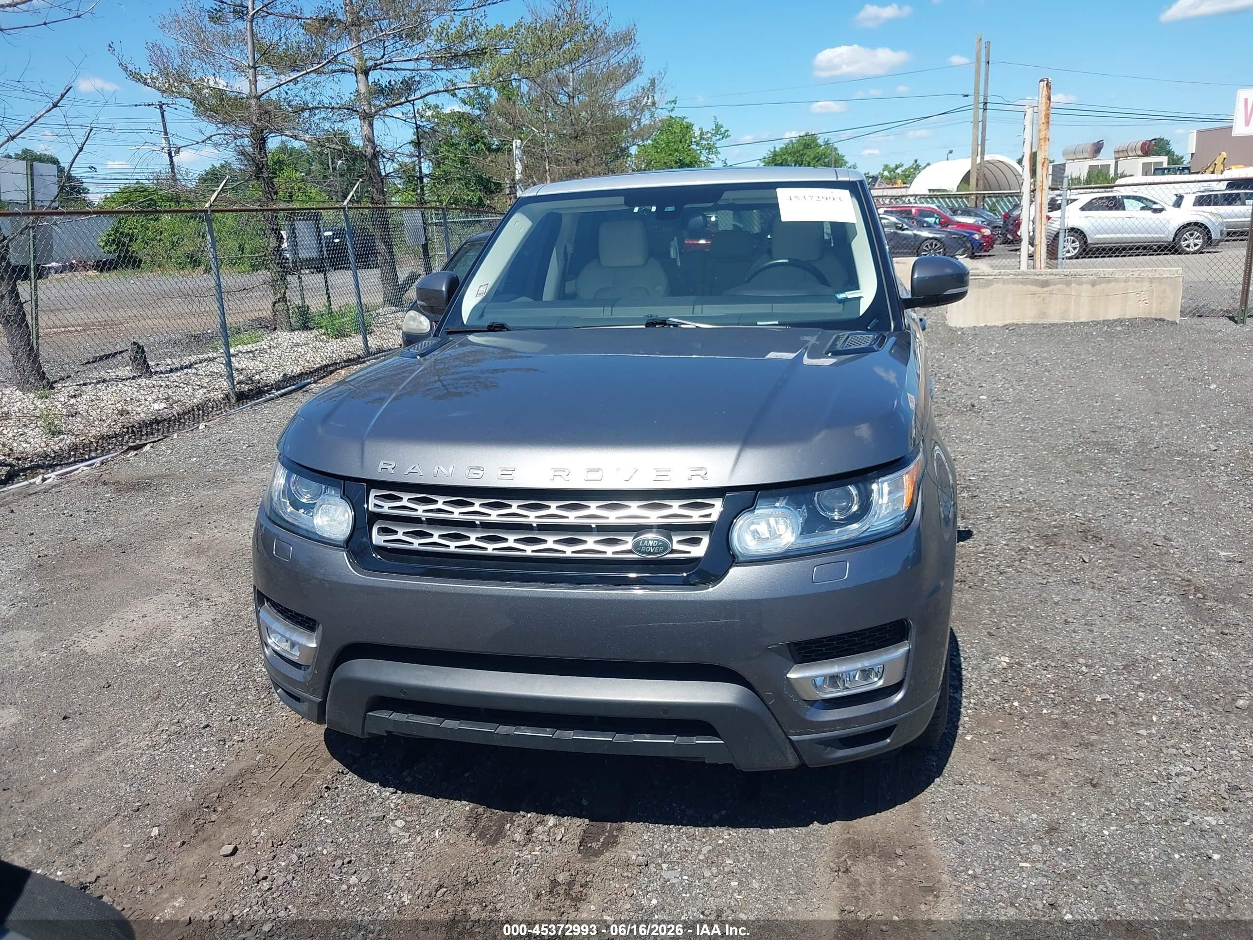 2014 Land Rover Range Rover Sport 3.0l V6 Supercharged Hse Gray vin: SALWR2WF8EA338750