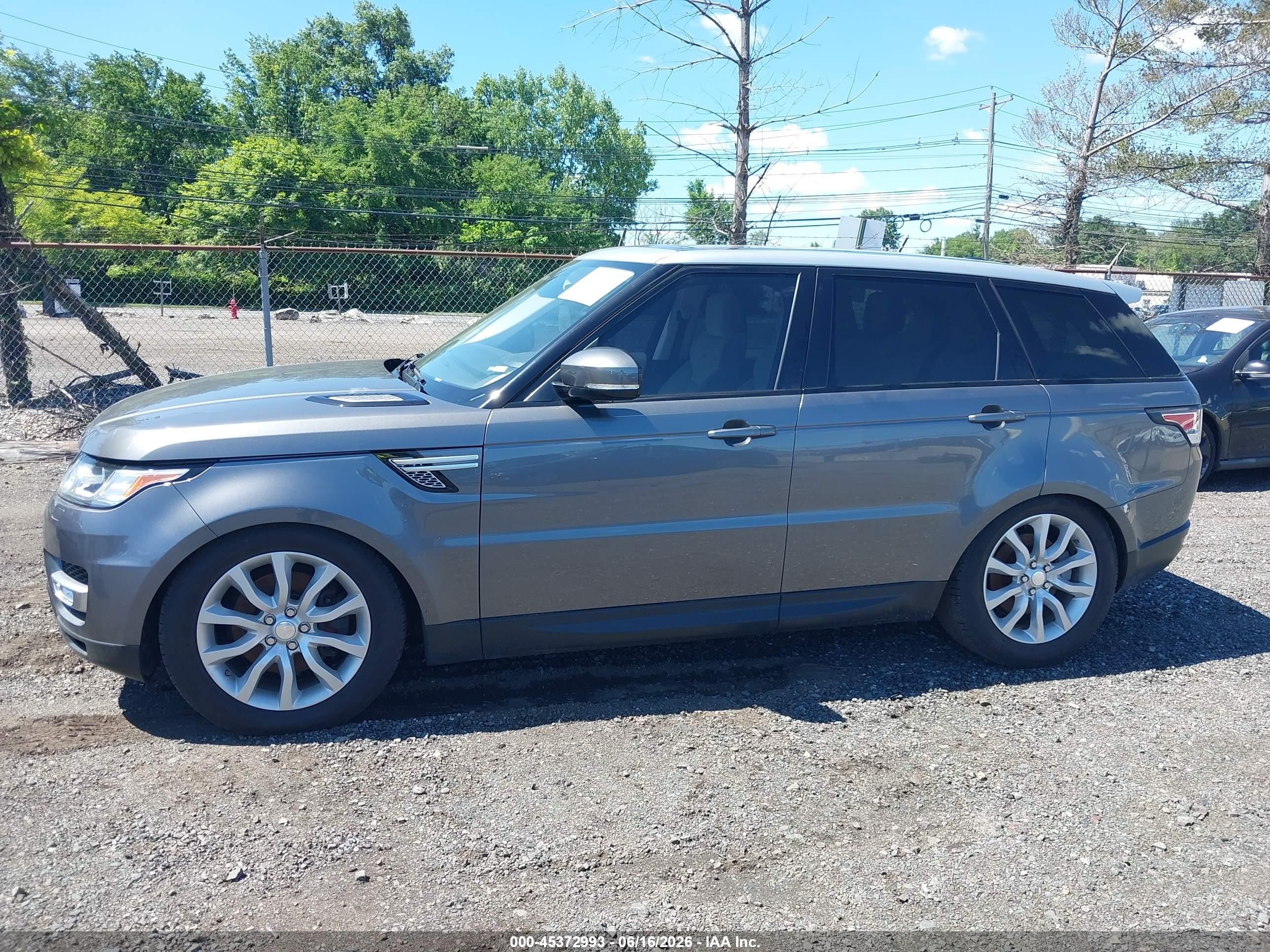 2014 Land Rover Range Rover Sport 3.0l V6 Supercharged Hse Gray vin: SALWR2WF8EA338750