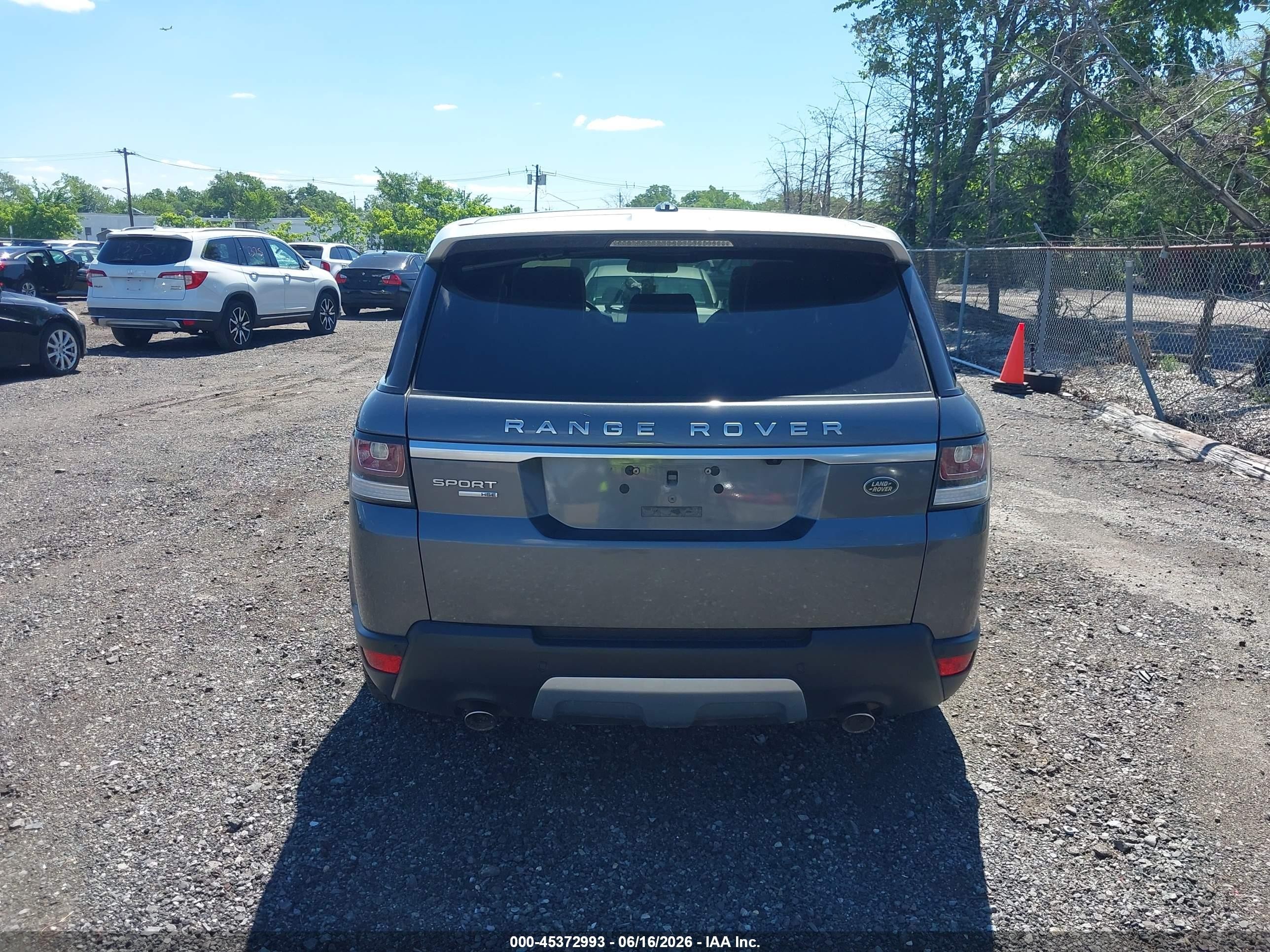 2014 Land Rover Range Rover Sport 3.0l V6 Supercharged Hse Gray vin: SALWR2WF8EA338750