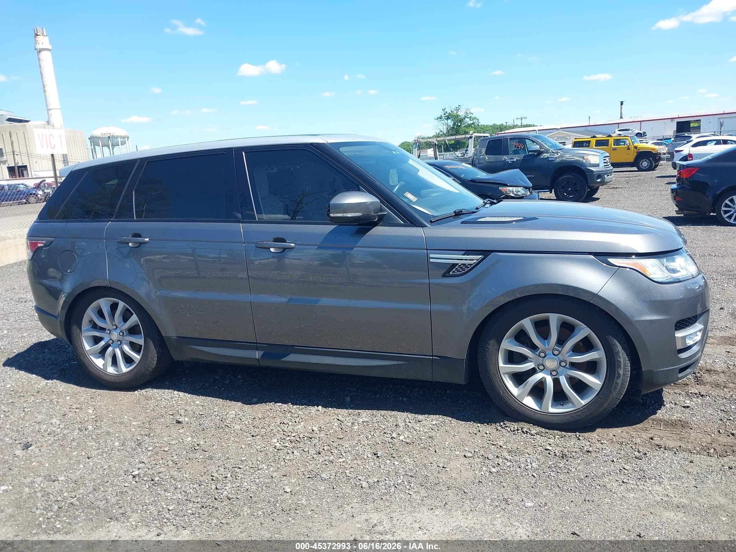 2014 Land Rover Range Rover Sport 3.0l V6 Supercharged Hse Gray vin: SALWR2WF8EA338750