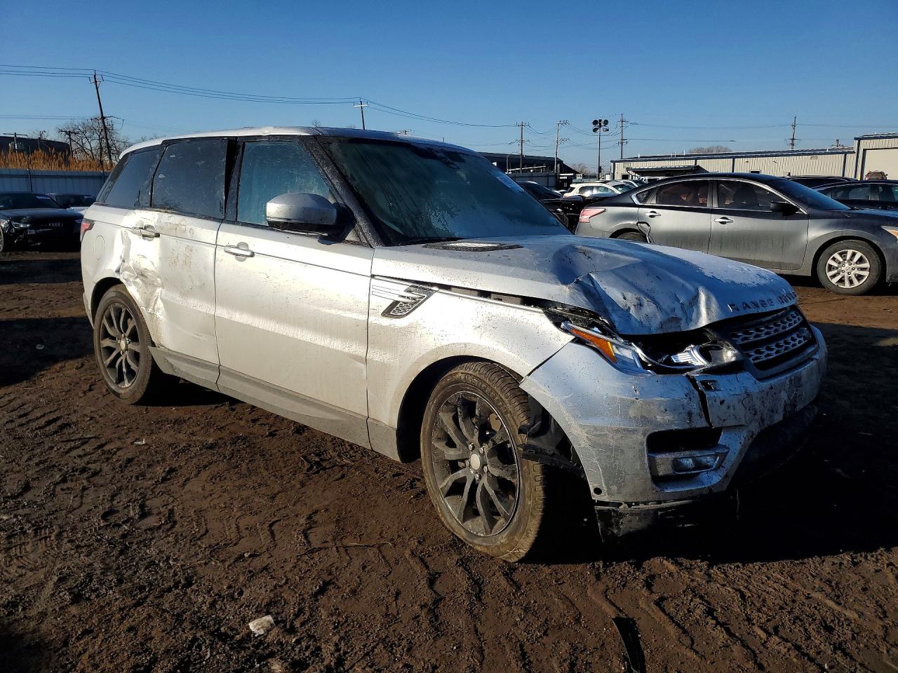 2014 Land Rover Range Rover Sport Hse Silver vin: SALWR2WF8EA357024