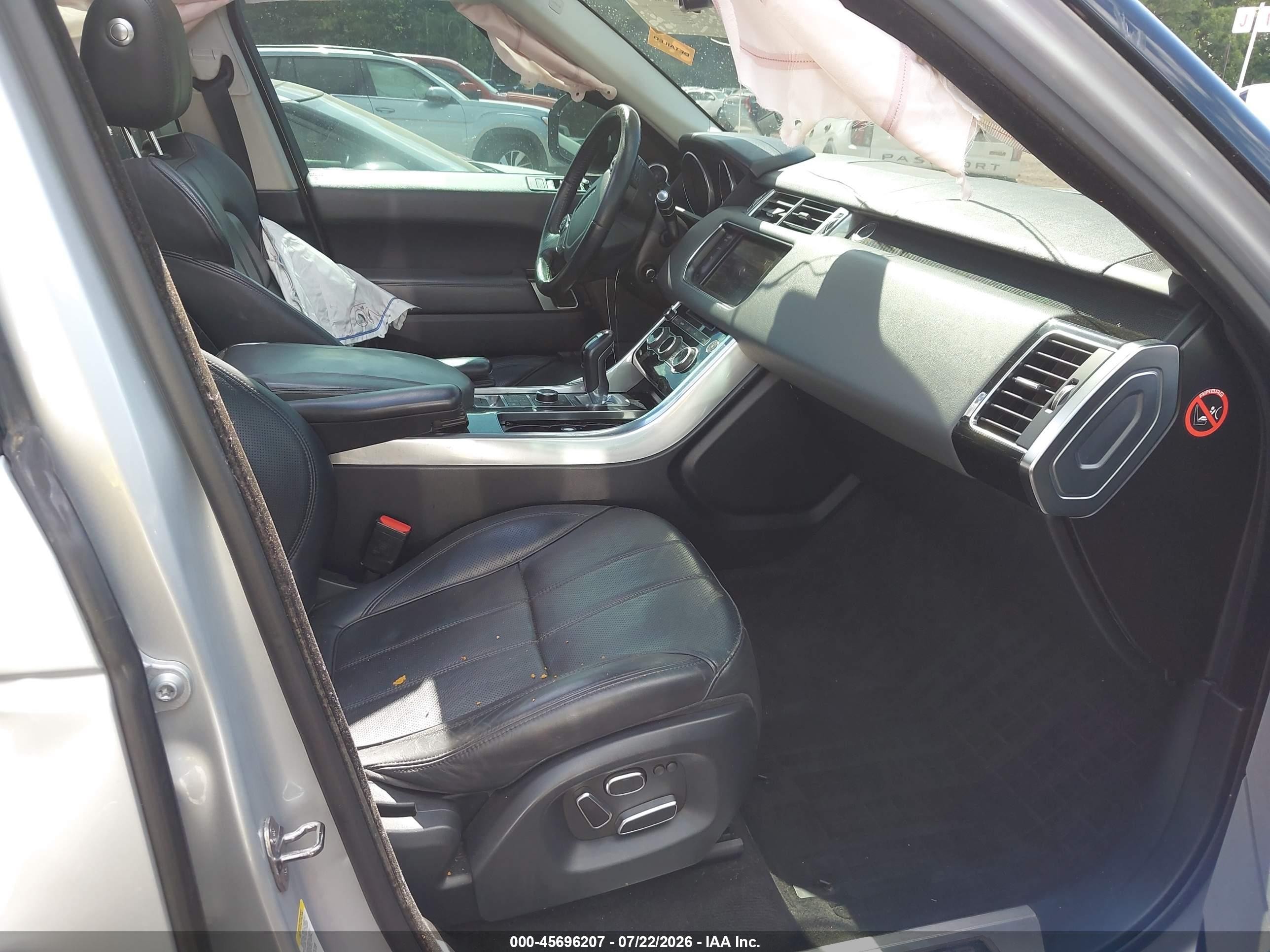 2014 Land Rover Range Rover Sport 3.0l V6 Supercharged Hse Silver vin: SALWR2WF9EA322721