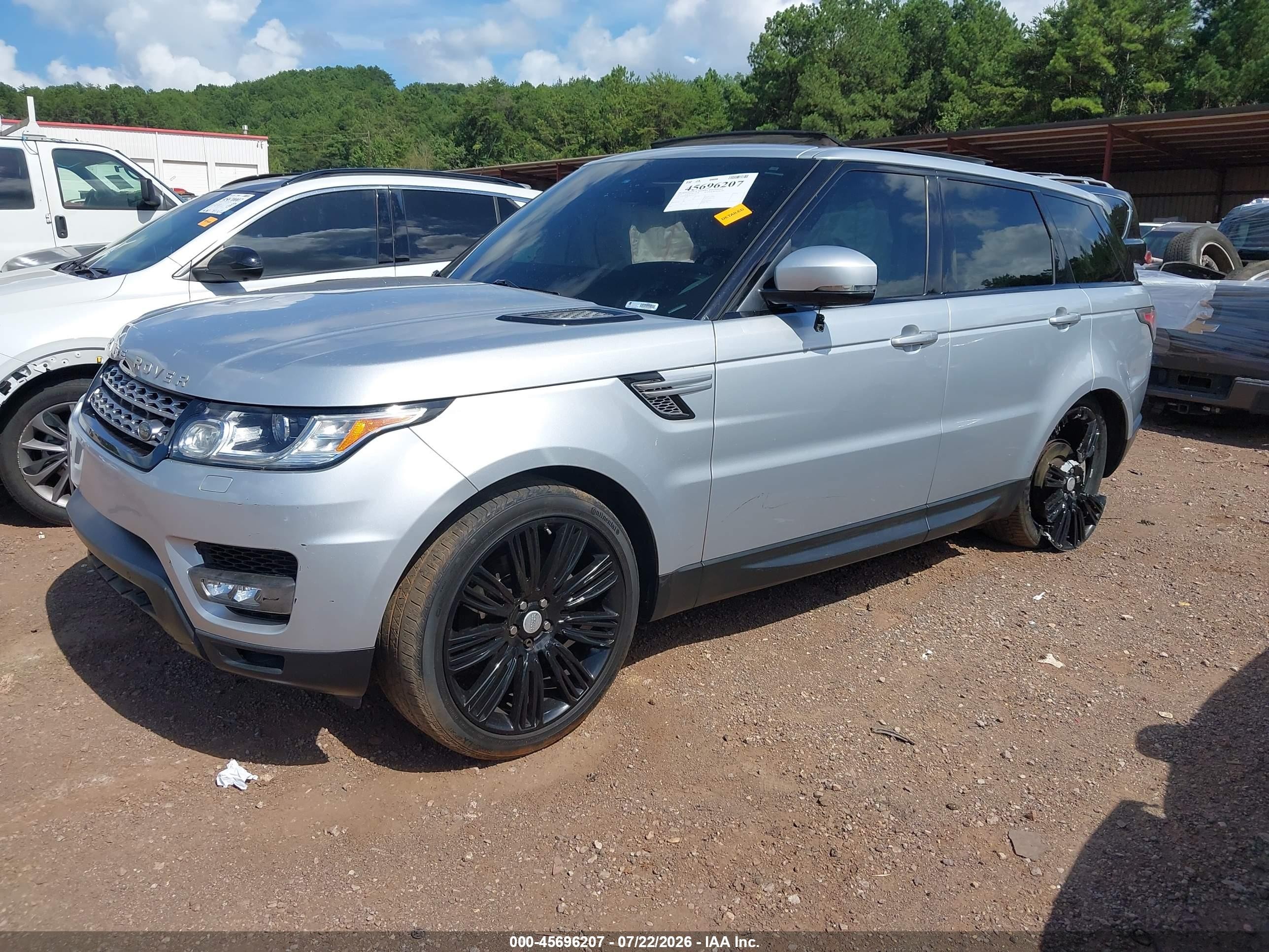 2014 Land Rover Range Rover Sport 3.0l V6 Supercharged Hse Silver vin: SALWR2WF9EA322721