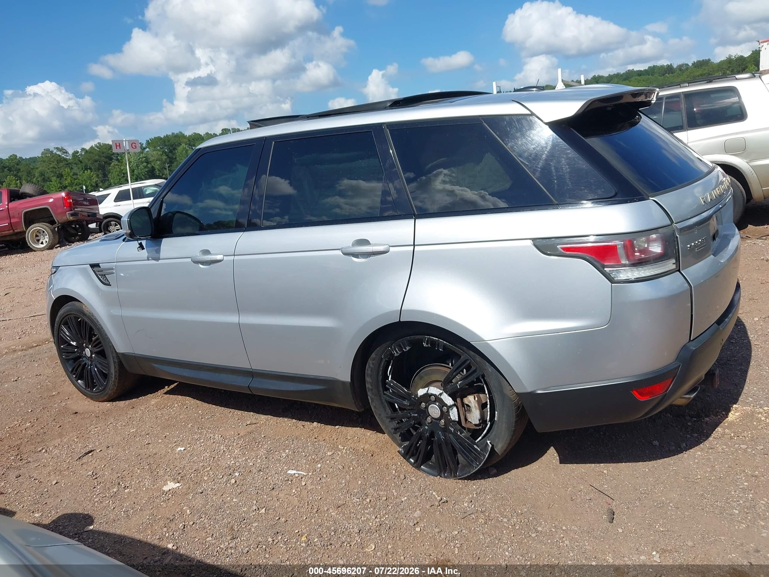 2014 Land Rover Range Rover Sport 3.0l V6 Supercharged Hse Silver vin: SALWR2WF9EA322721