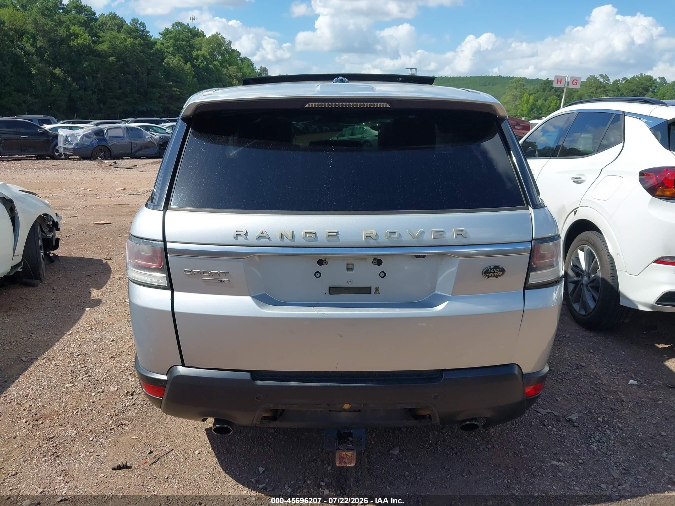 2014 Land Rover Range Rover Sport 3.0l V6 Supercharged Hse Silver vin: SALWR2WF9EA322721