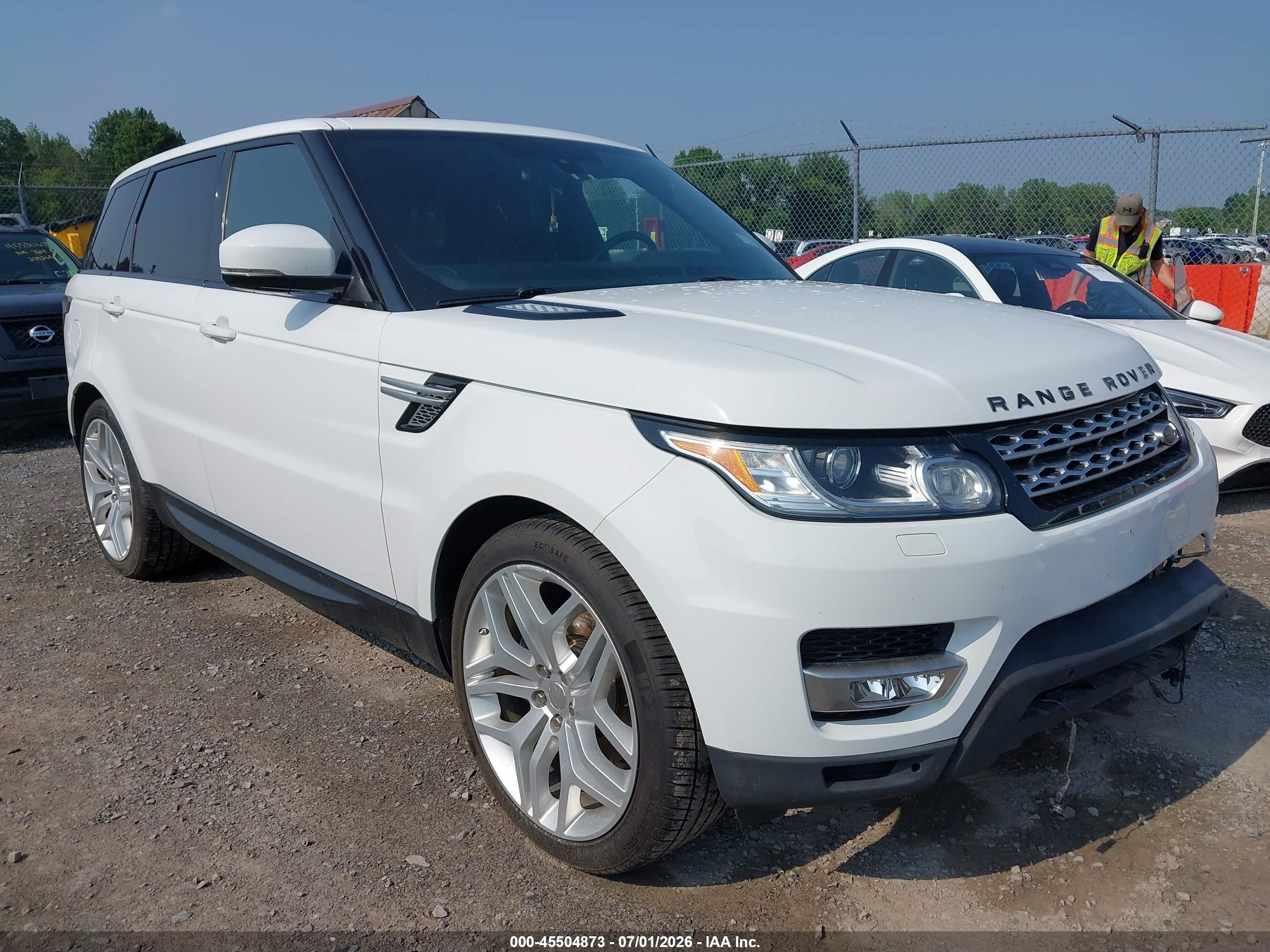 2014 Land Rover Range Rover Sport 3.0l V6 Supercharged Hse Белый vin: SALWR2WF9EA331449