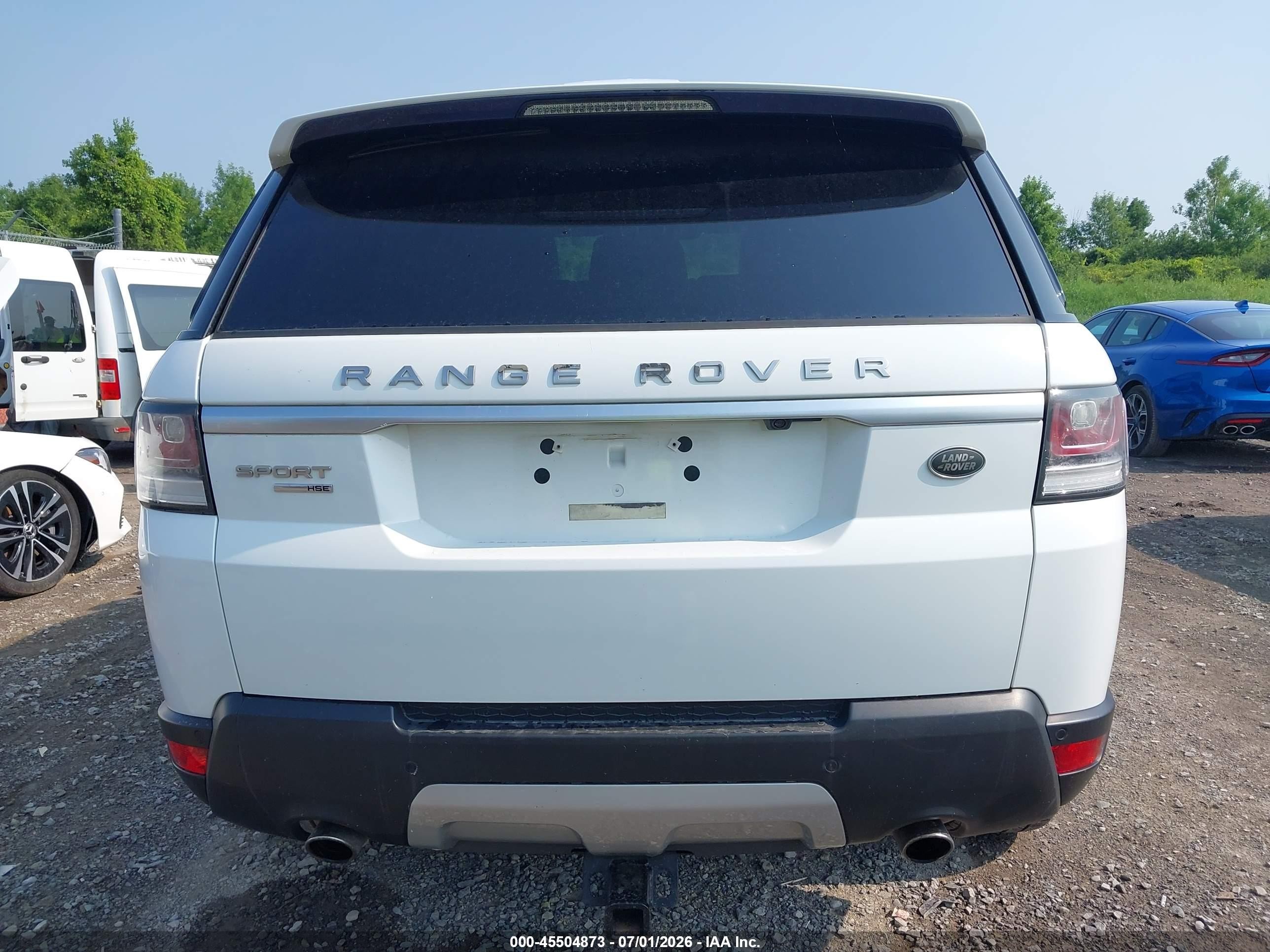2014 Land Rover Range Rover Sport 3.0l V6 Supercharged Hse Белый vin: SALWR2WF9EA331449