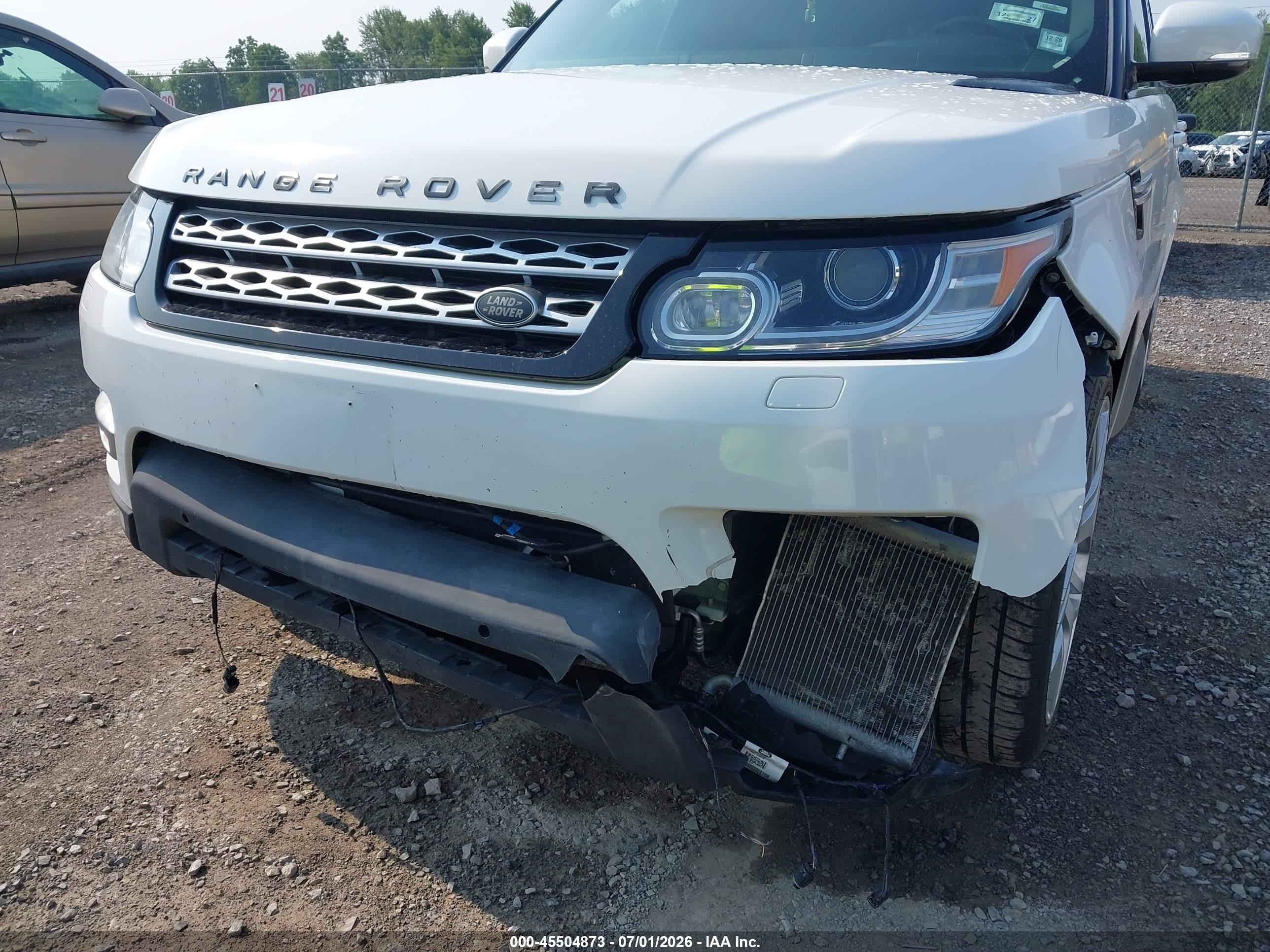 2014 Land Rover Range Rover Sport 3.0l V6 Supercharged Hse Белый vin: SALWR2WF9EA331449