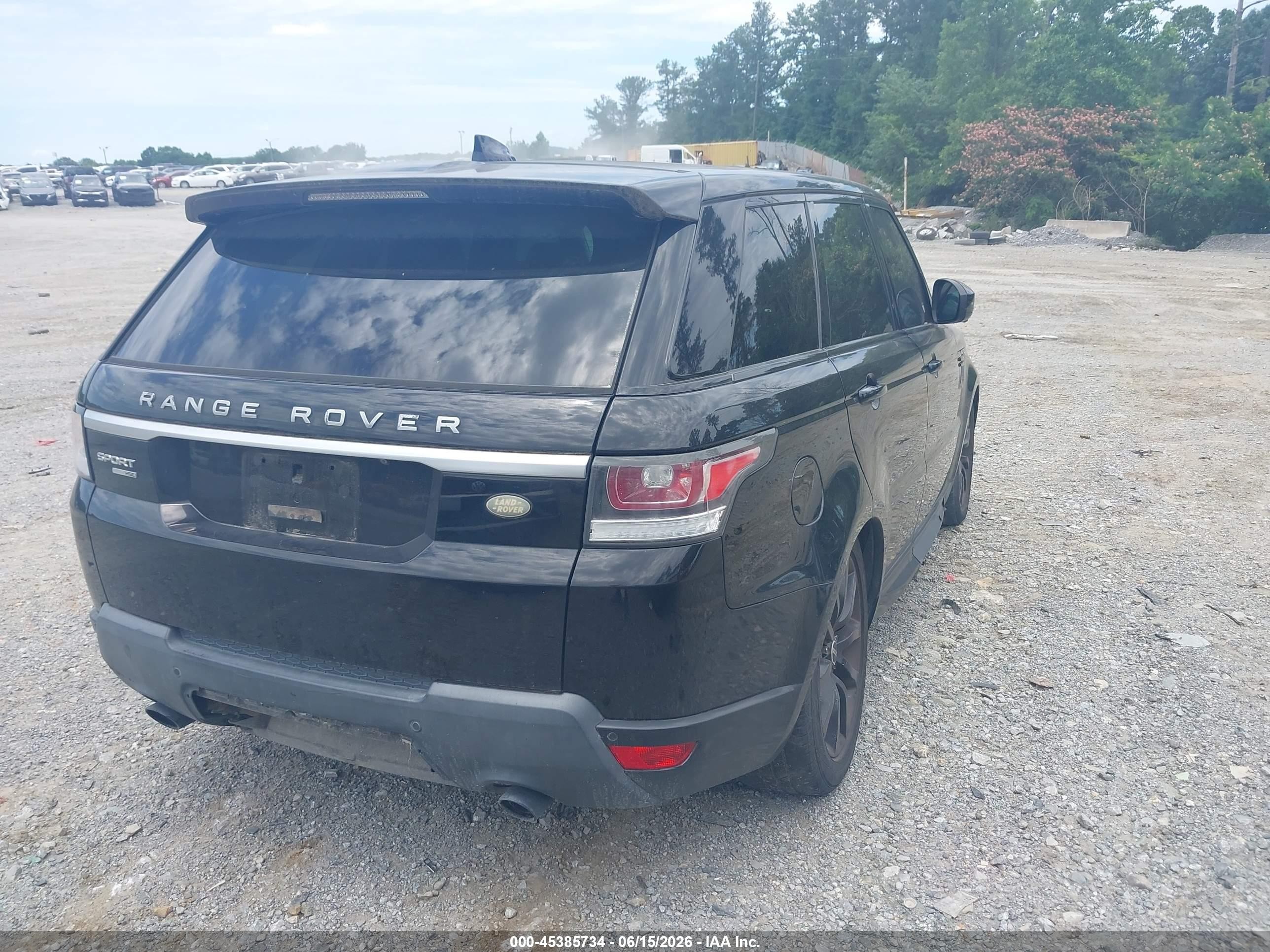 2014 Land Rover Range Rover Sport 3.0l V6 Supercharged Hse Черный vin: SALWR2WF9EA363155