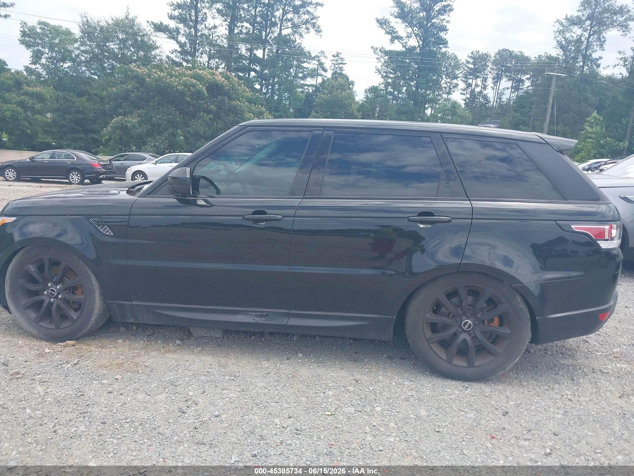 2014 Land Rover Range Rover Sport 3.0l V6 Supercharged Hse Черный vin: SALWR2WF9EA363155
