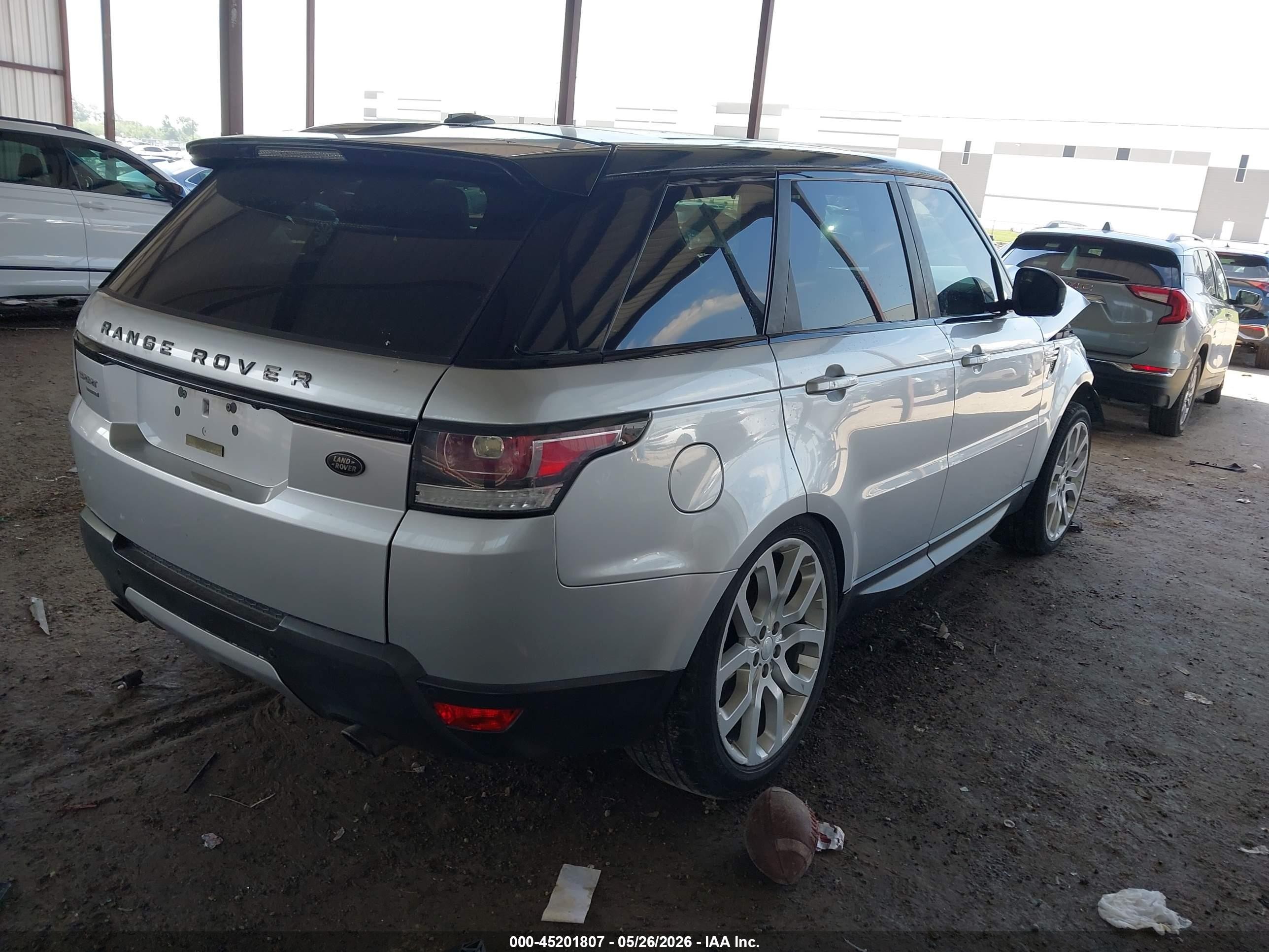 2014 Land Rover Range Rover Sport 3.0l V6 Supercharged Hse Silver vin: SALWR2WF9EA398116