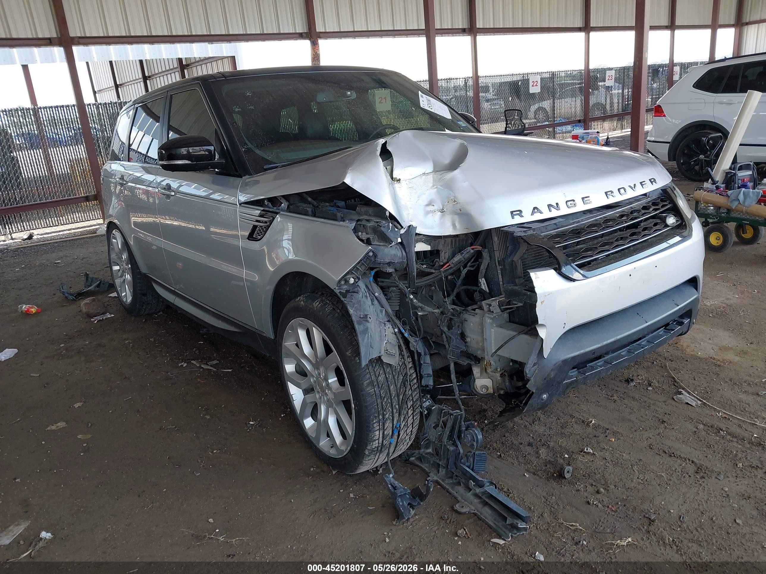 2014 Land Rover Range Rover Sport 3.0l V6 Supercharged Hse Silver vin: SALWR2WF9EA398116