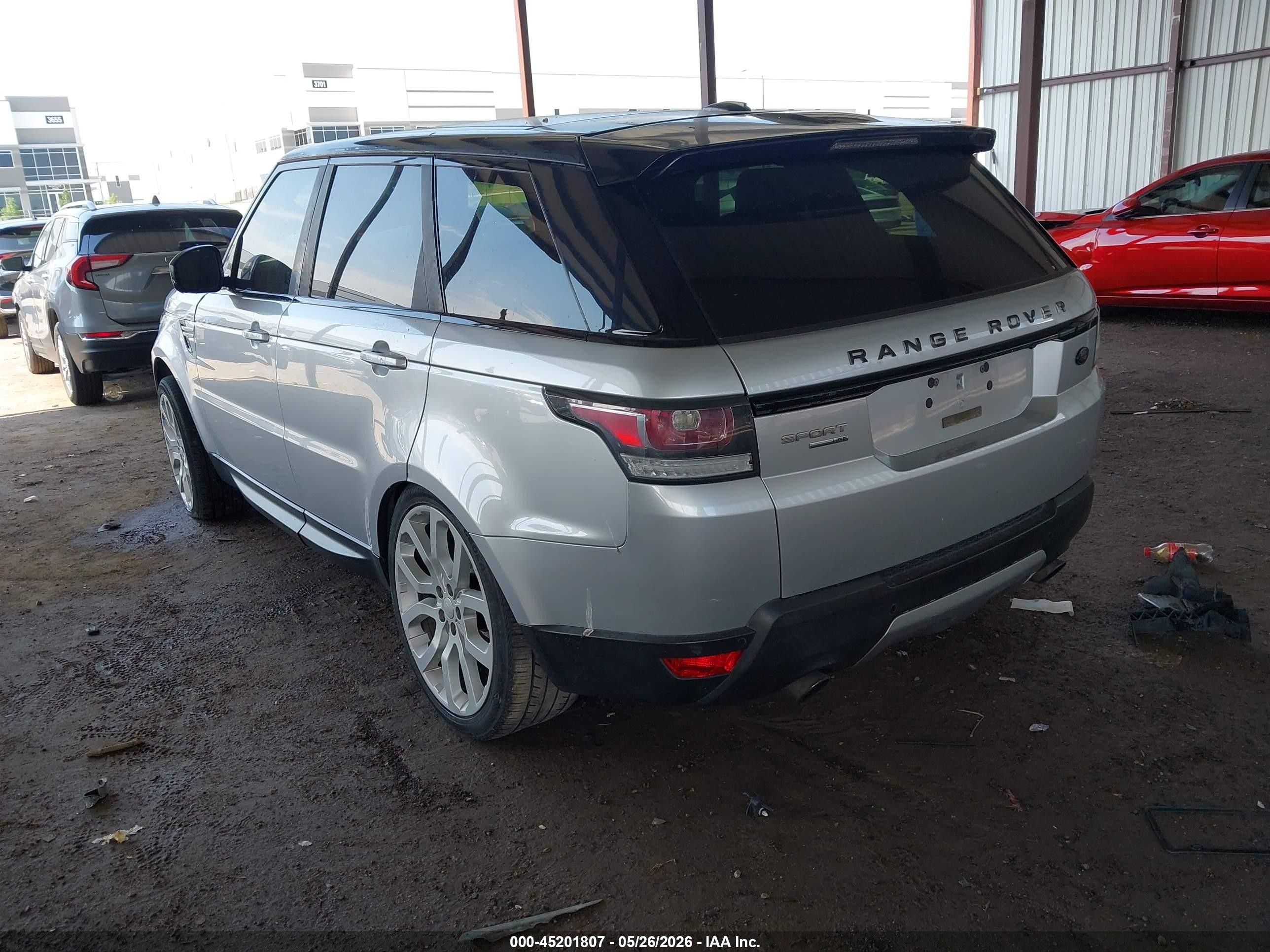 2014 Land Rover Range Rover Sport 3.0l V6 Supercharged Hse Silver vin: SALWR2WF9EA398116