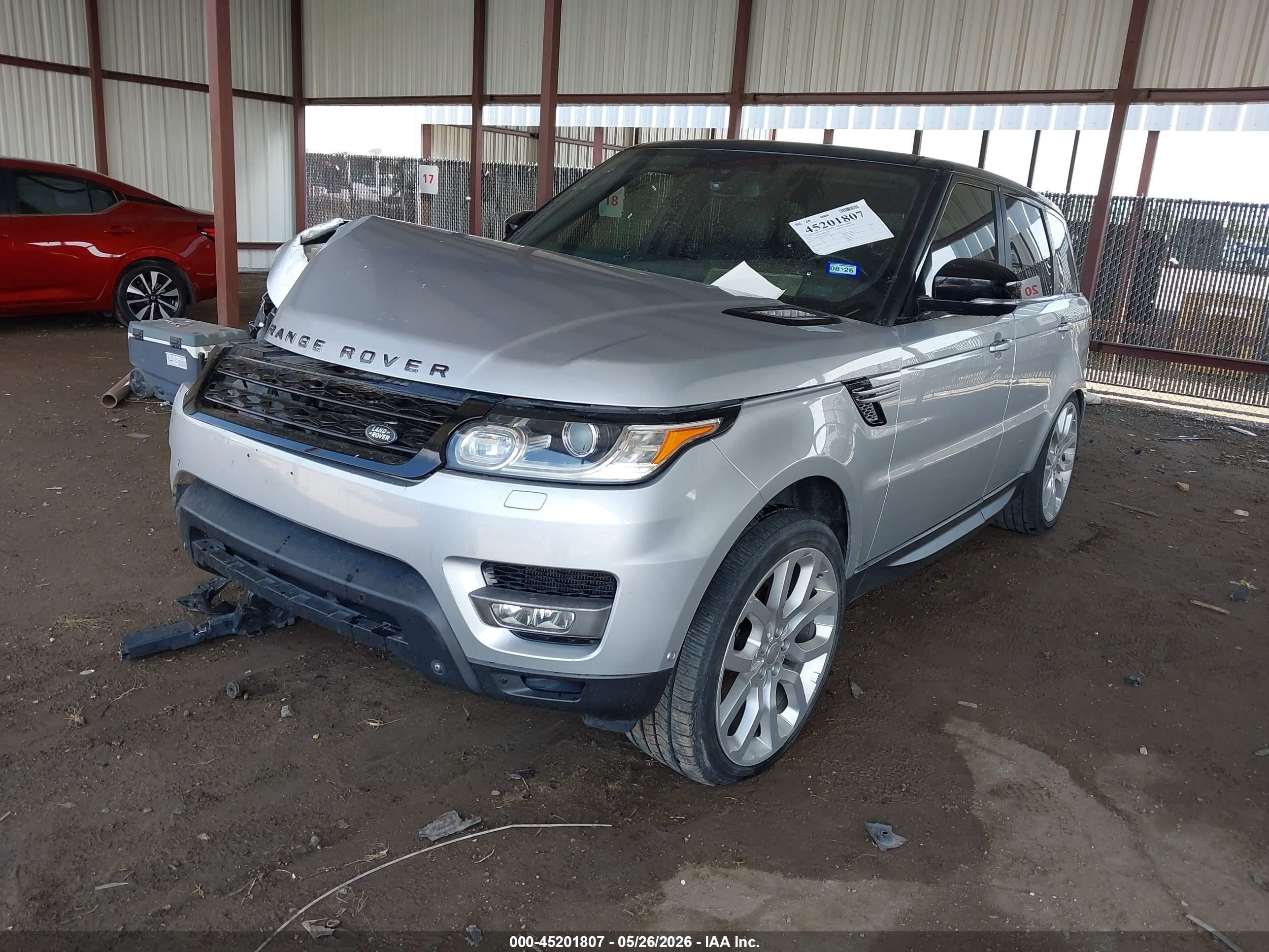 2014 Land Rover Range Rover Sport 3.0l V6 Supercharged Hse Silver vin: SALWR2WF9EA398116