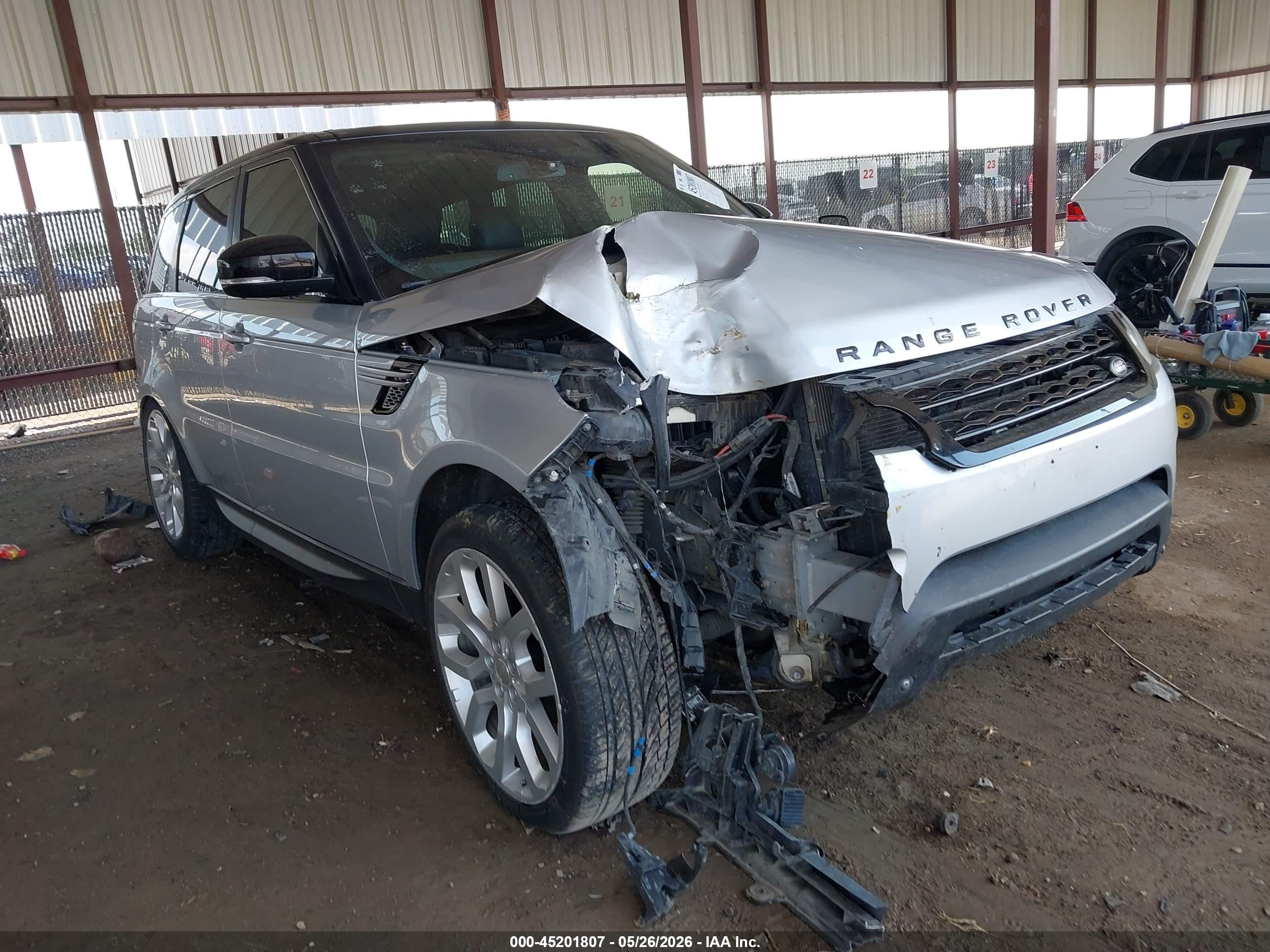 2014 Land Rover Range Rover Sport 3.0l V6 Supercharged Hse Silver vin: SALWR2WF9EA398116