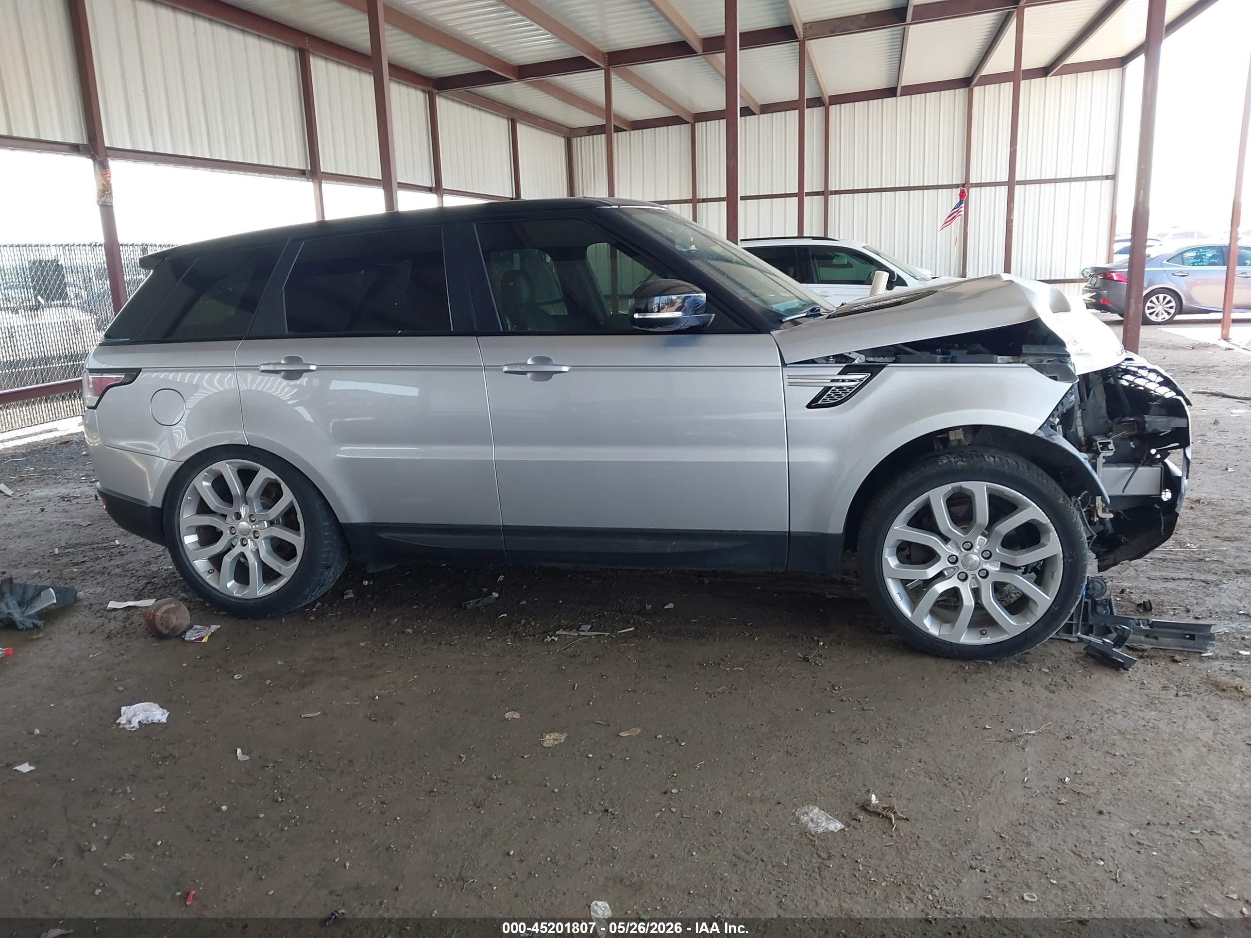 2014 Land Rover Range Rover Sport 3.0l V6 Supercharged Hse Silver vin: SALWR2WF9EA398116