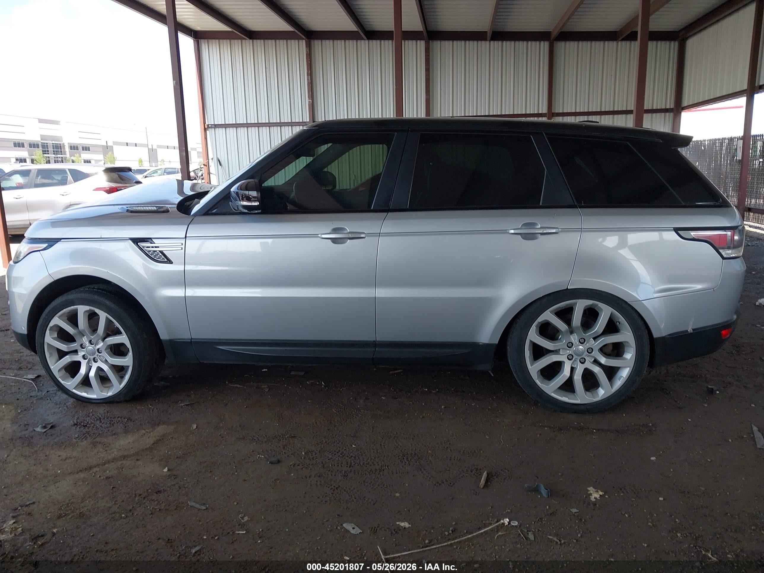 2014 Land Rover Range Rover Sport 3.0l V6 Supercharged Hse Silver vin: SALWR2WF9EA398116