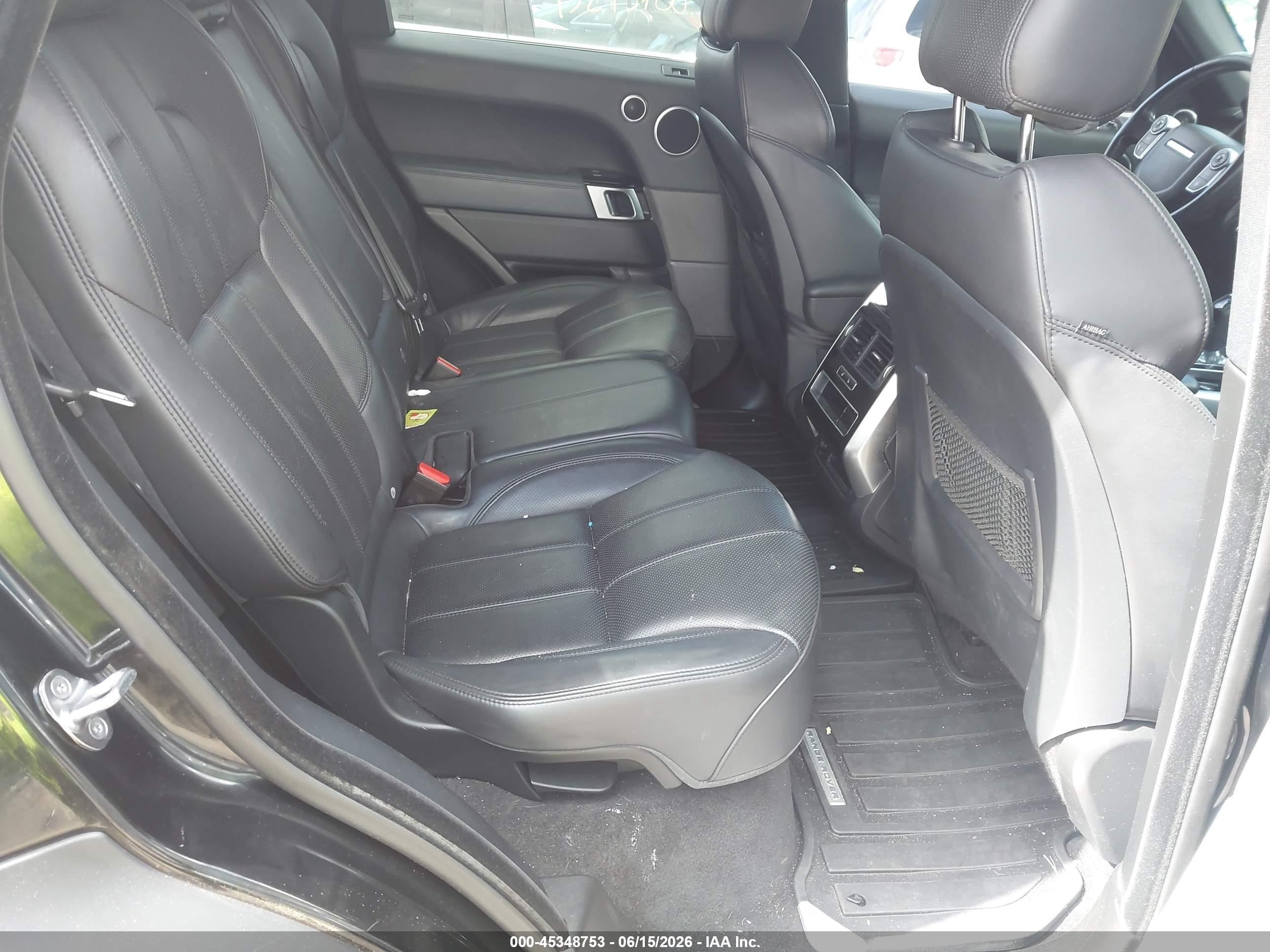 2014 Land Rover Range Rover Sport 3.0l V6 Supercharged Hse Black vin: SALWR2WFXEA371667