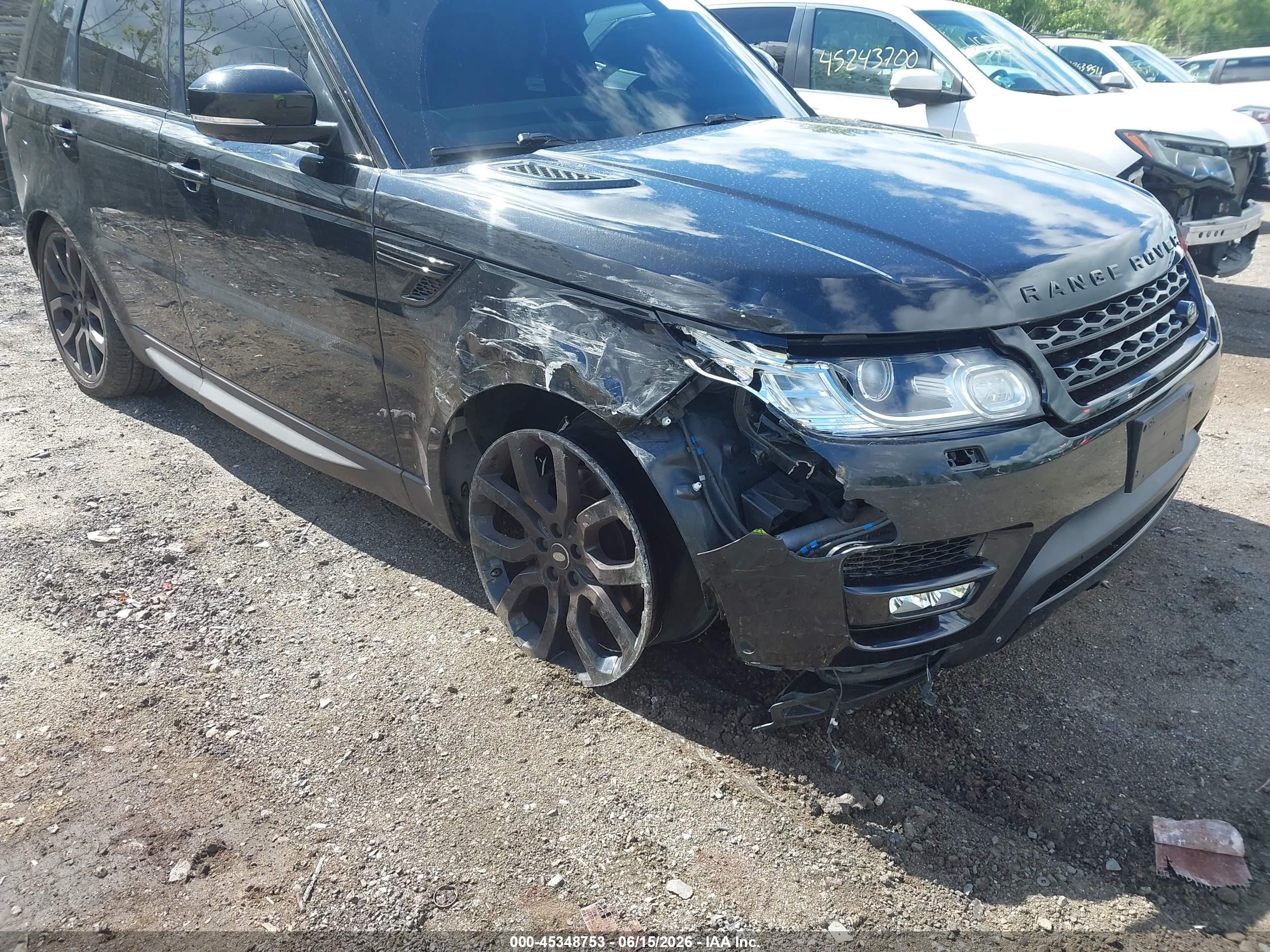 2014 Land Rover Range Rover Sport 3.0l V6 Supercharged Hse Black vin: SALWR2WFXEA371667
