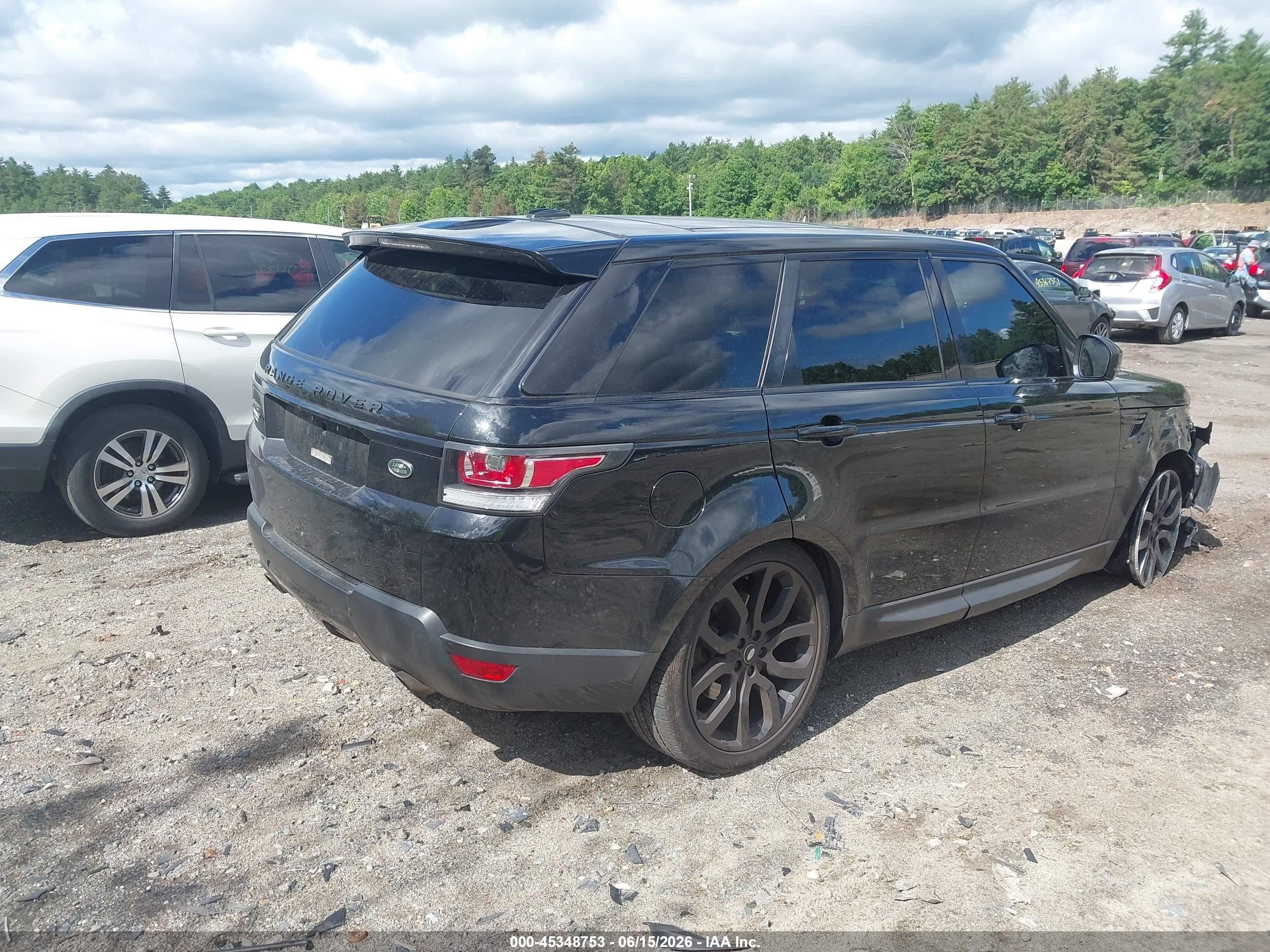 2014 Land Rover Range Rover Sport 3.0l V6 Supercharged Hse Black vin: SALWR2WFXEA371667