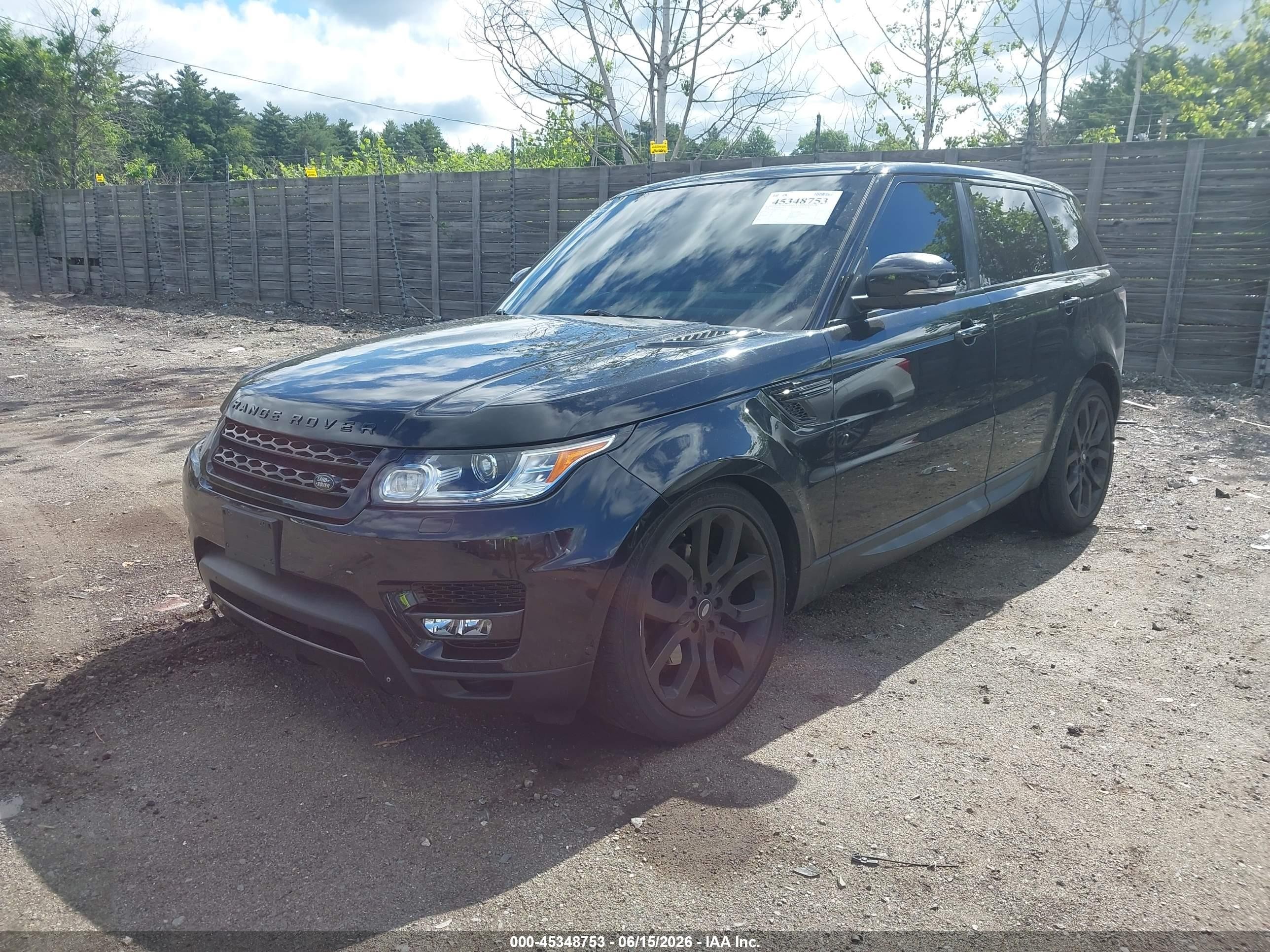 2014 Land Rover Range Rover Sport 3.0l V6 Supercharged Hse Black vin: SALWR2WFXEA371667