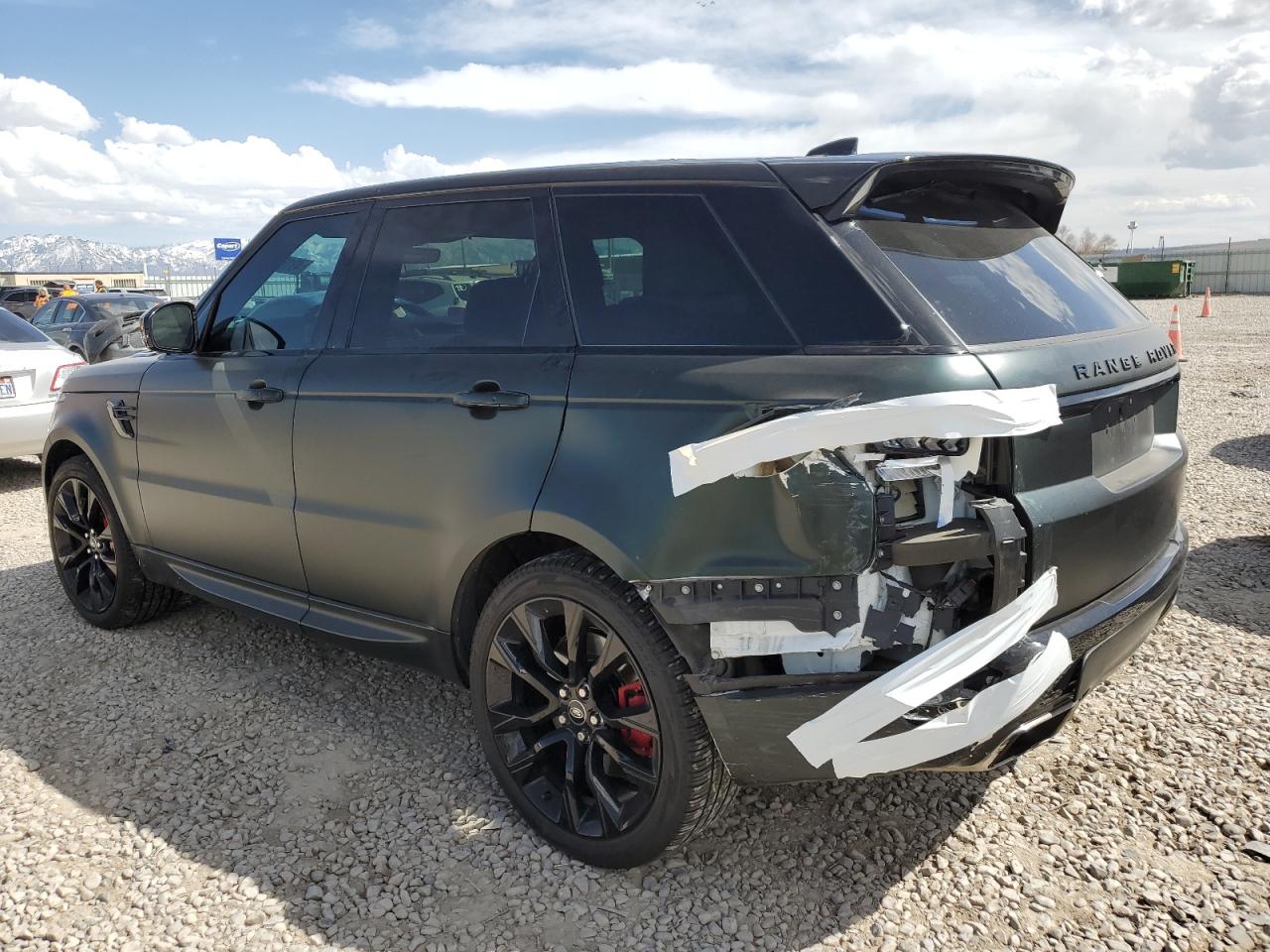 2022 Land Rover Range Rover Sport Hst Зеленый vin: SALWS2RU2NA224564