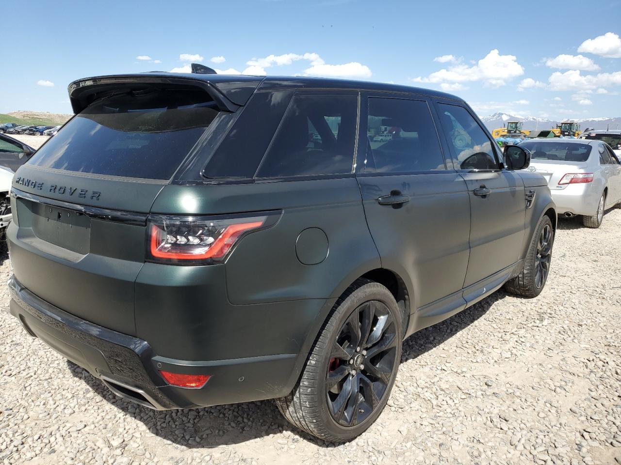 2022 Land Rover Range Rover Sport Hst Зеленый vin: SALWS2RU2NA224564