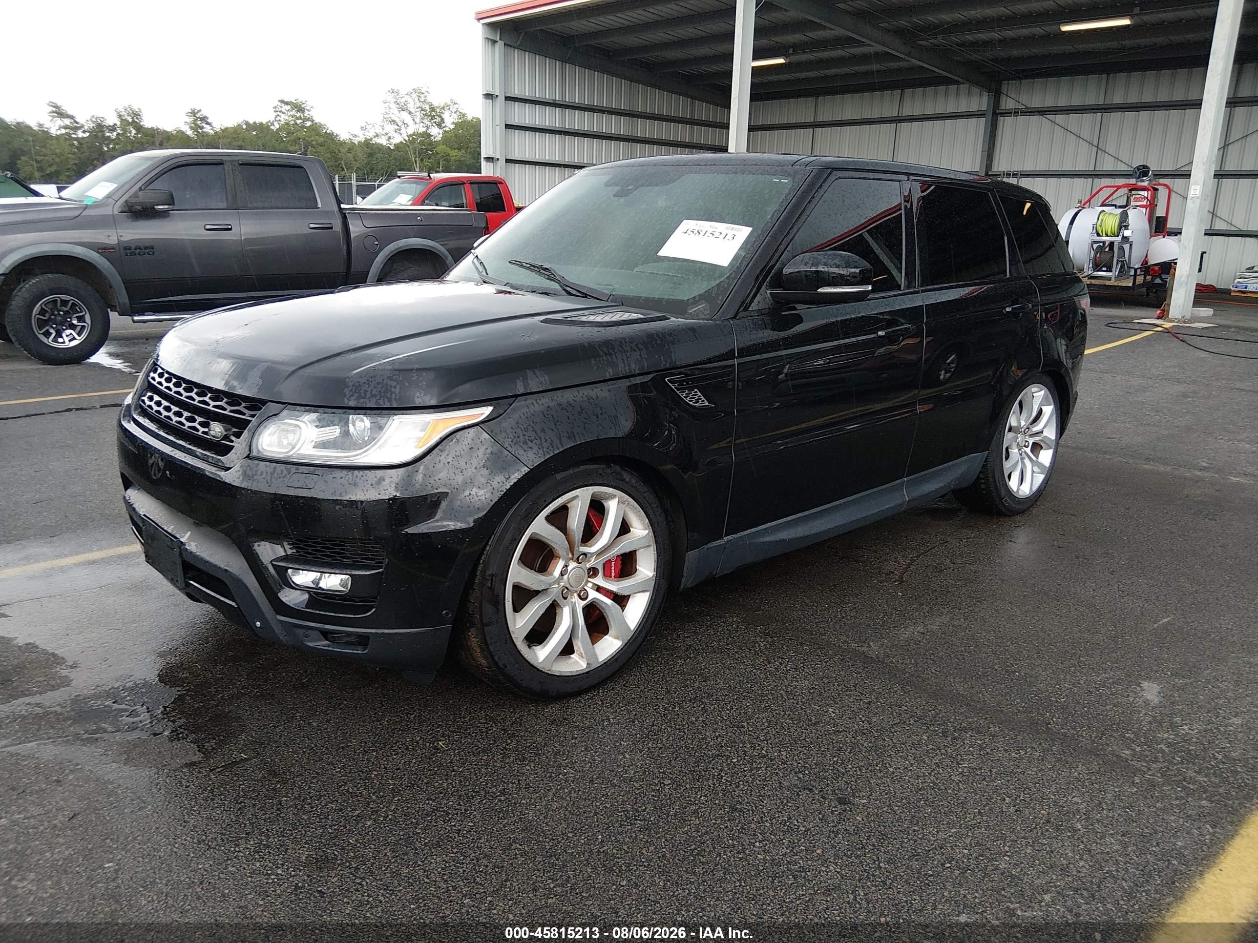 2014 Land Rover Range Rover Sport 5.0l V8 Supercharged Autobiography Black vin: SALWV2EF0EA321910