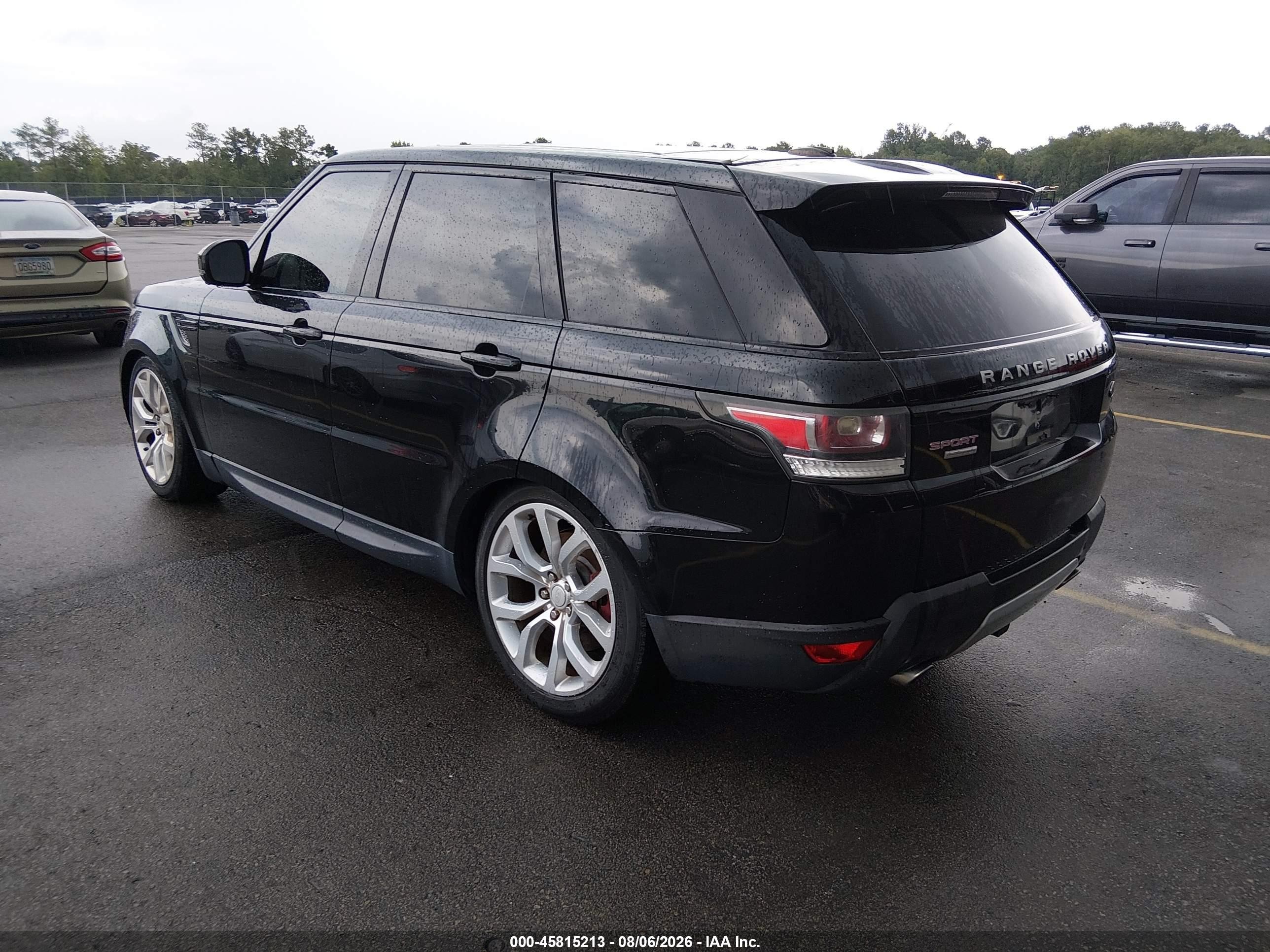 2014 Land Rover Range Rover Sport 5.0l V8 Supercharged Autobiography Black vin: SALWV2EF0EA321910