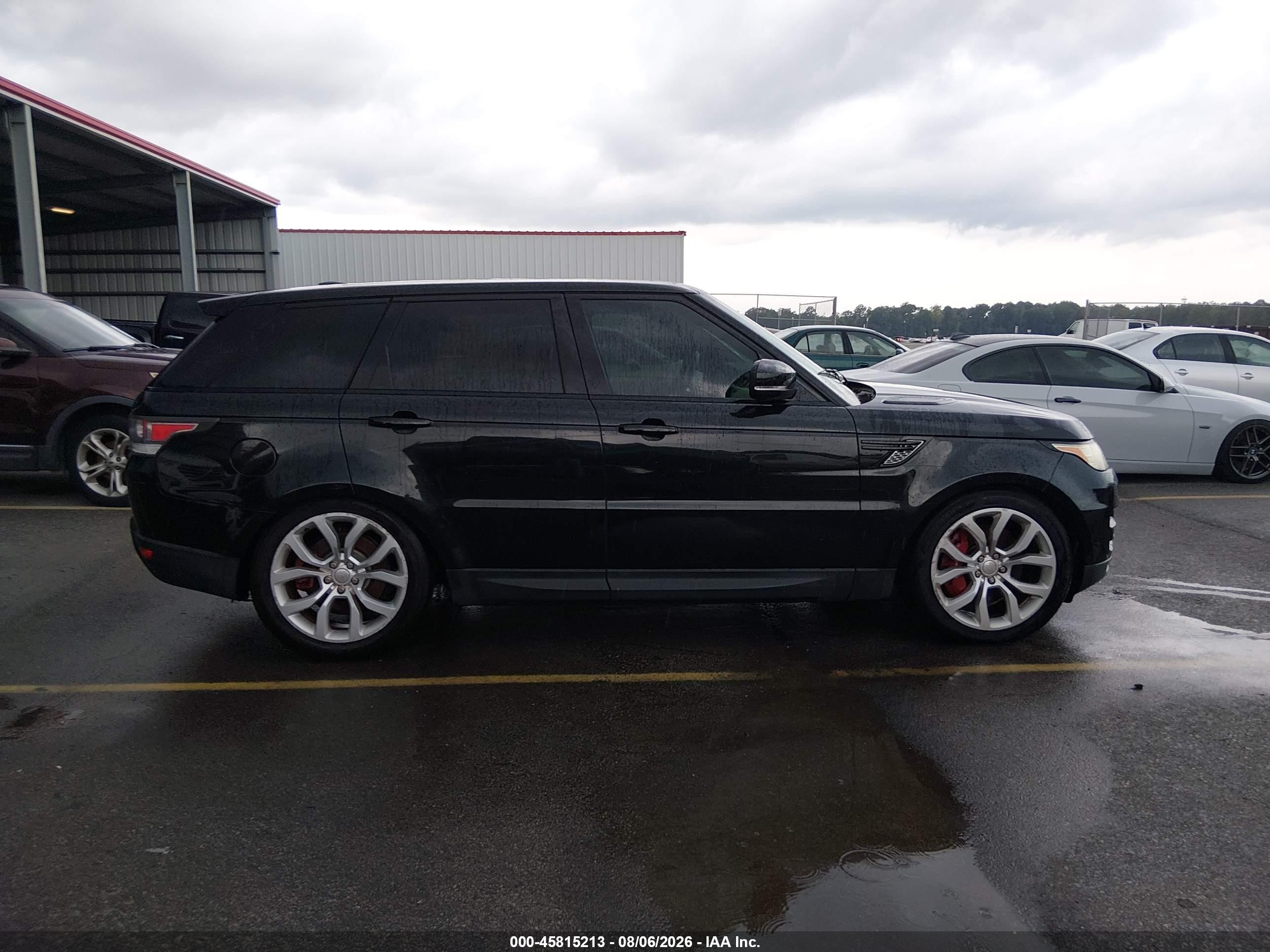 2014 Land Rover Range Rover Sport 5.0l V8 Supercharged Autobiography Black vin: SALWV2EF0EA321910