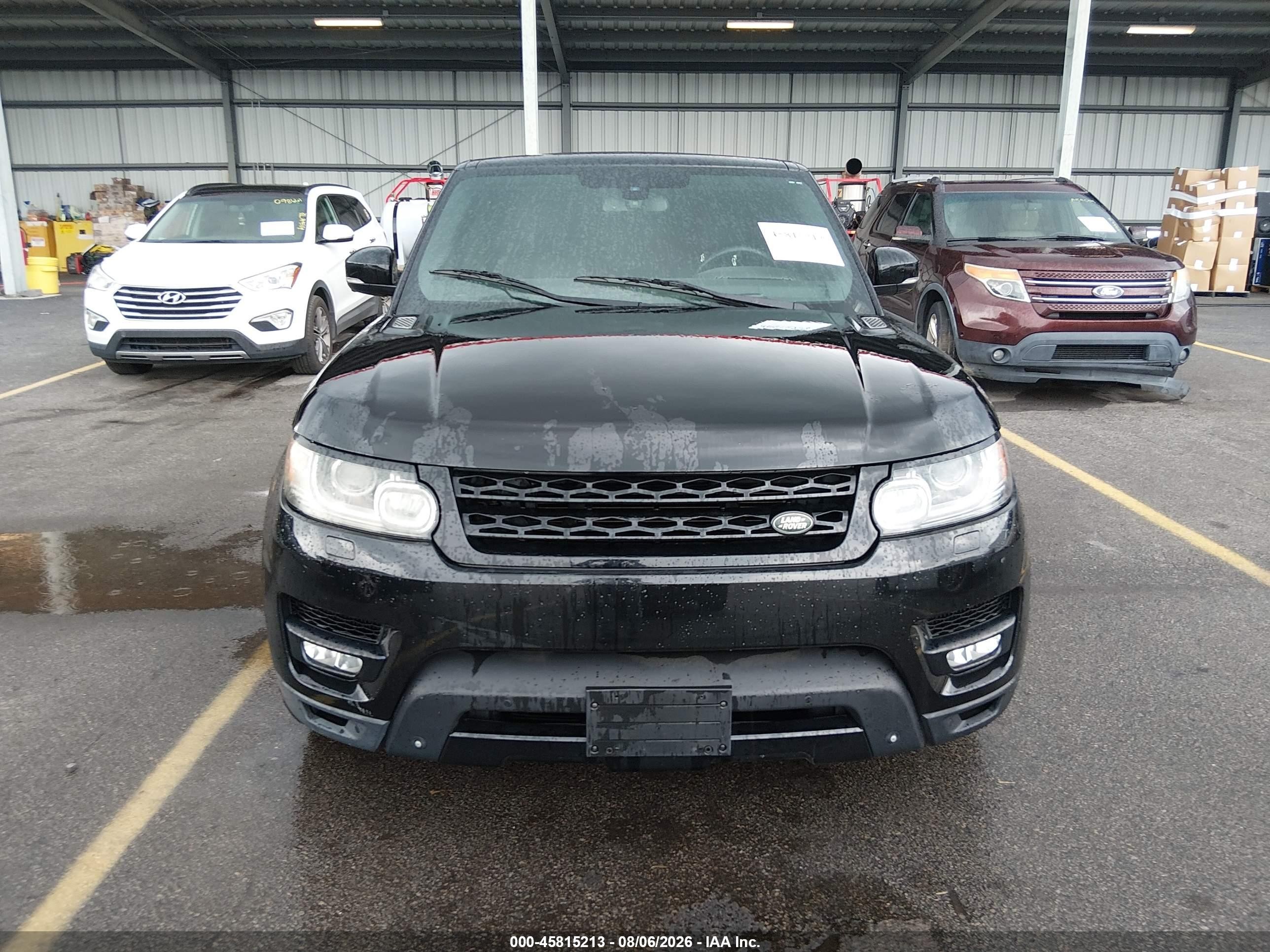 2014 Land Rover Range Rover Sport 5.0l V8 Supercharged Autobiography Black vin: SALWV2EF0EA321910