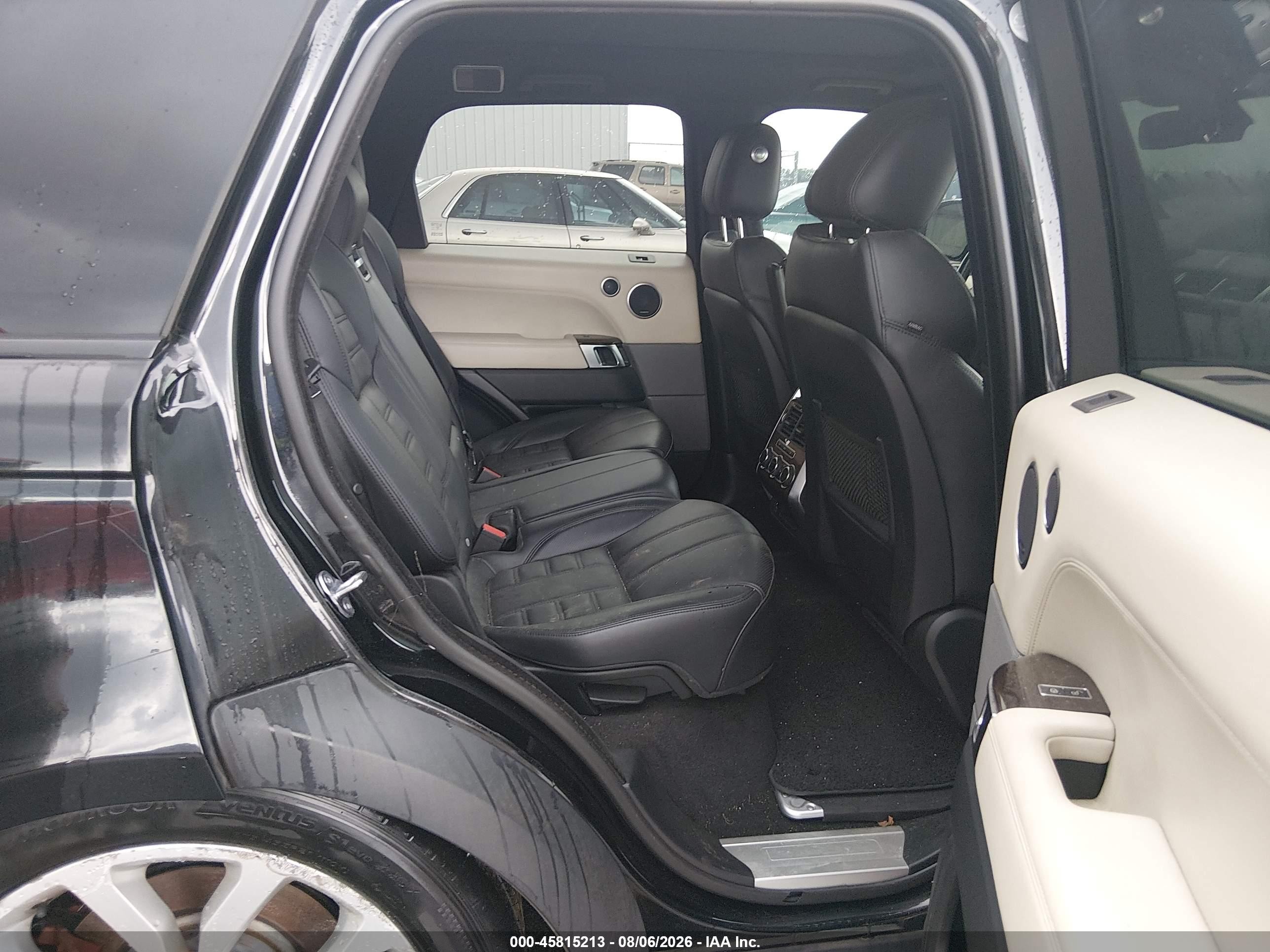 2014 Land Rover Range Rover Sport 5.0l V8 Supercharged Autobiography Black vin: SALWV2EF0EA321910