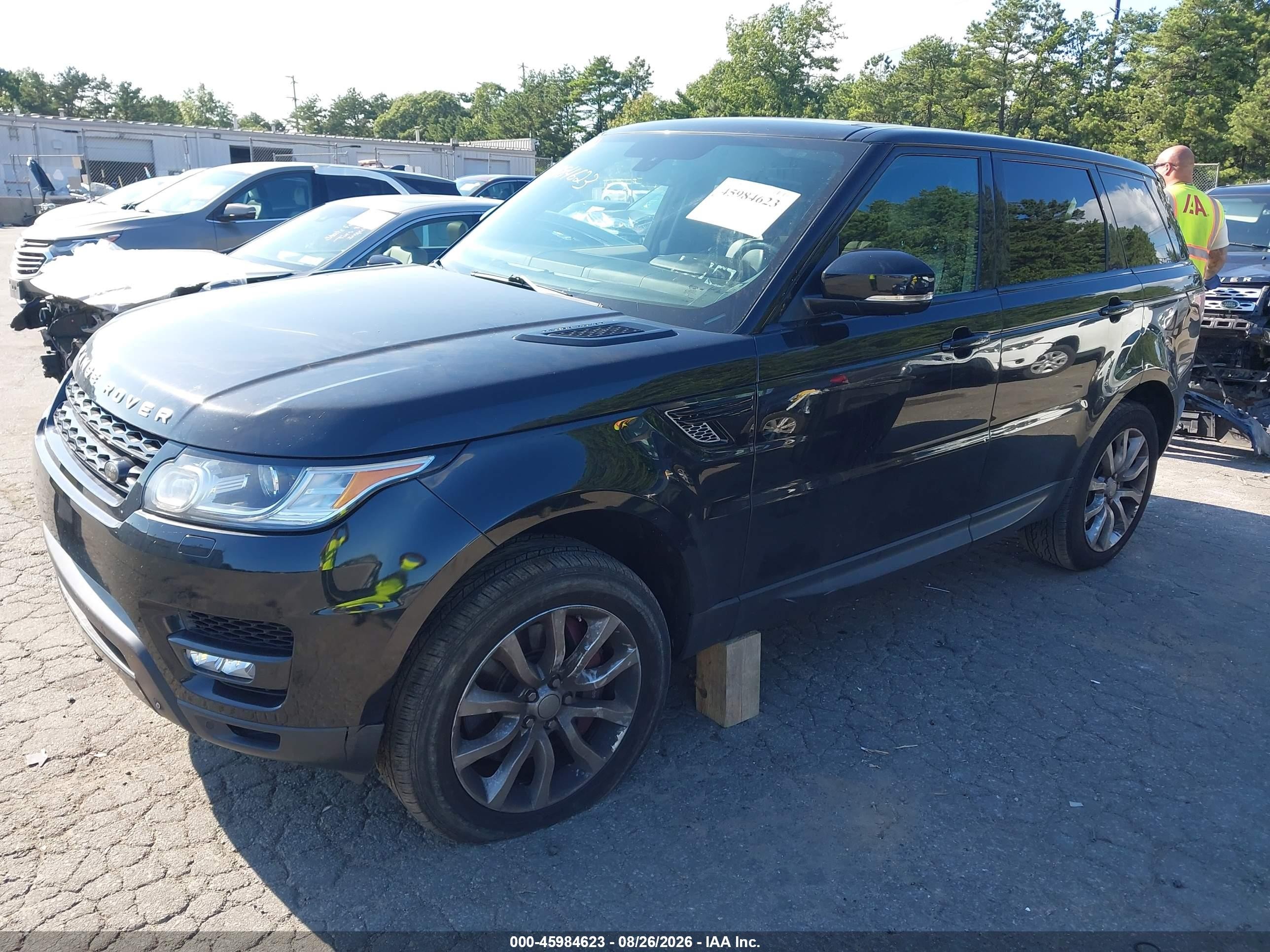 2014 Land Rover Range Rover Sport 5.0l V8 Supercharged Autobiography Black vin: SALWV2EF1EA329577
