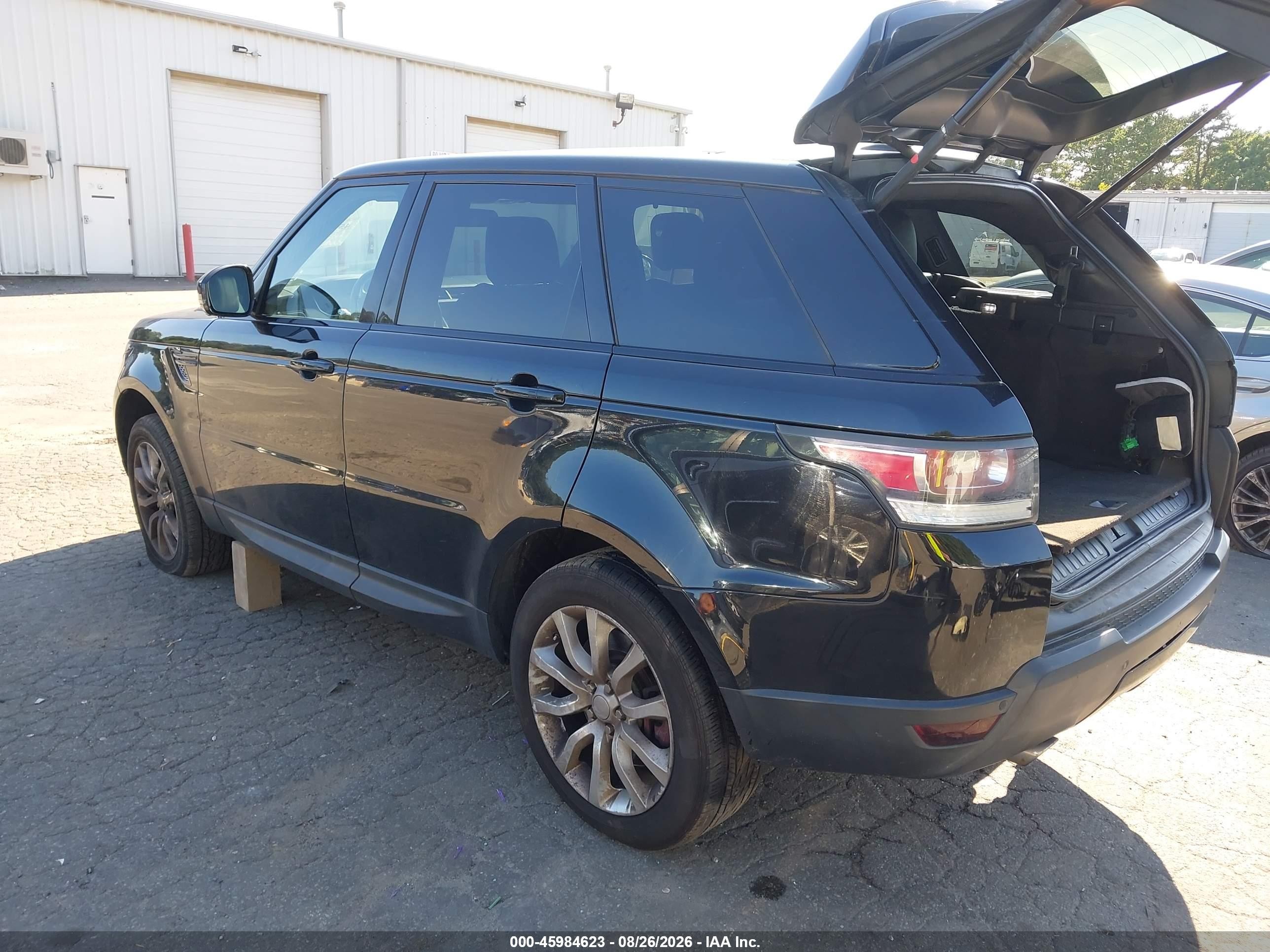 2014 Land Rover Range Rover Sport 5.0l V8 Supercharged Autobiography Black vin: SALWV2EF1EA329577