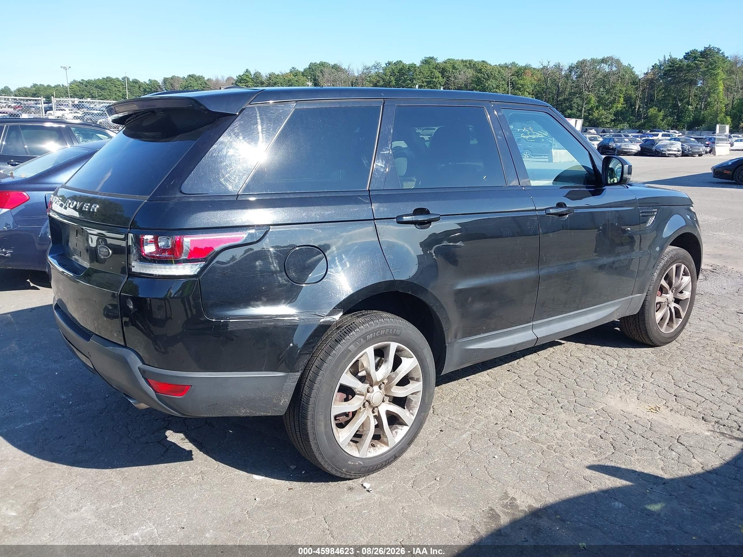 2014 Land Rover Range Rover Sport 5.0l V8 Supercharged Autobiography Black vin: SALWV2EF1EA329577