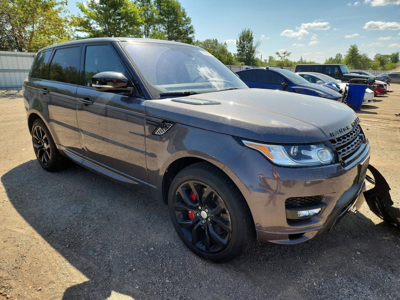 2016 Land Rover Range Rover Sport Autobiography Gray vin: SALWV2EF4GA101558
