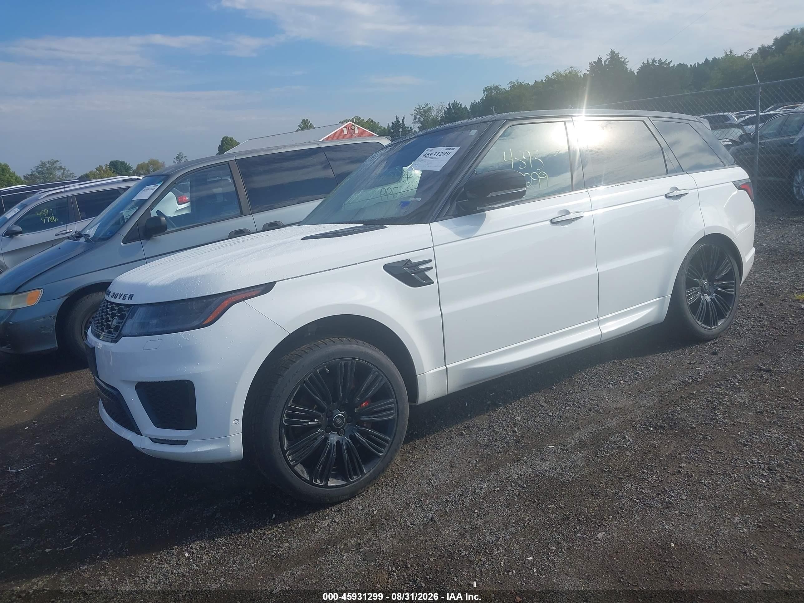 2019 Land Rover Range Rover Sport Hse Dynamic White vin: SALWV2SV6KA815289