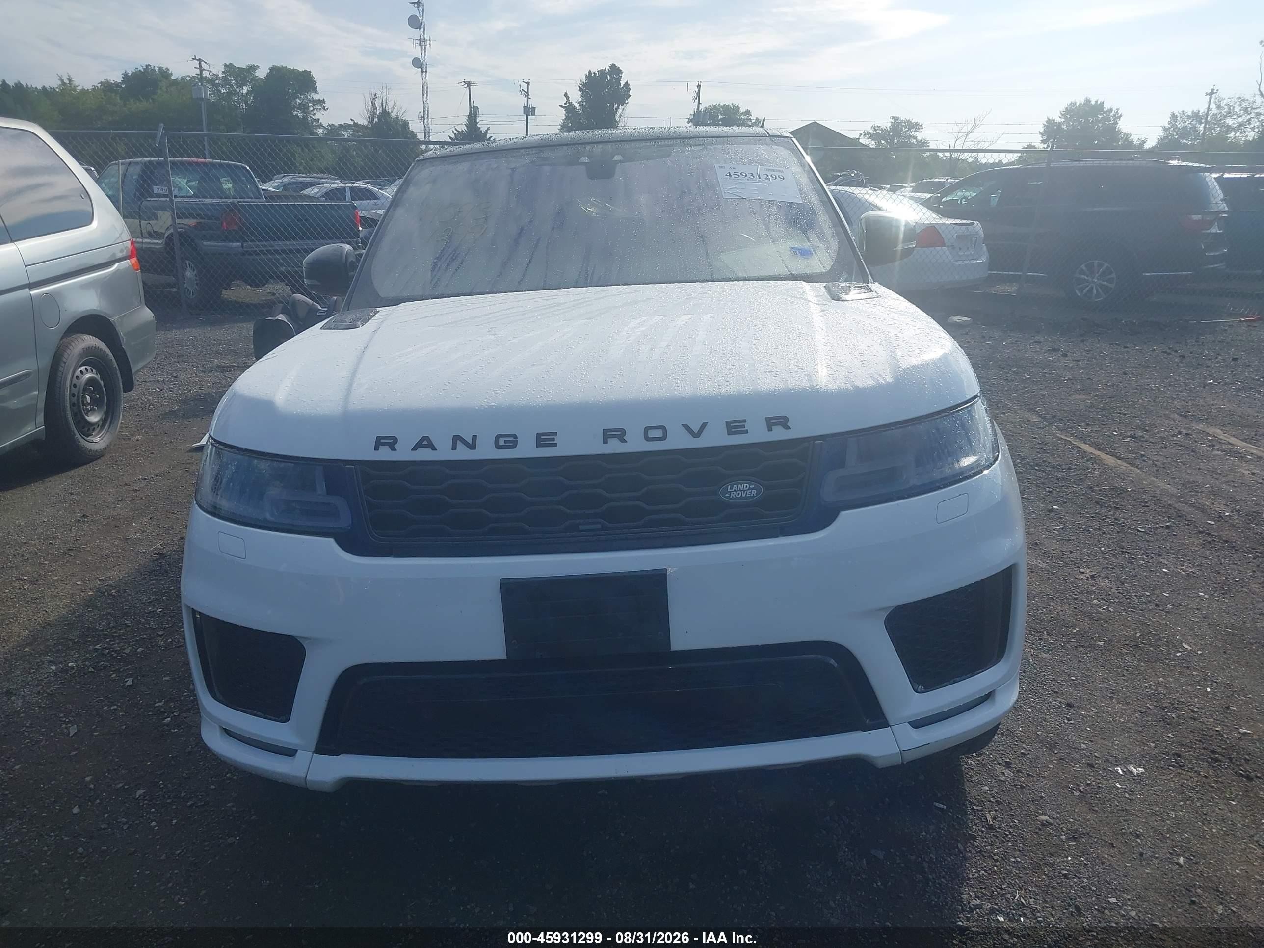 2019 Land Rover Range Rover Sport Hse Dynamic White vin: SALWV2SV6KA815289