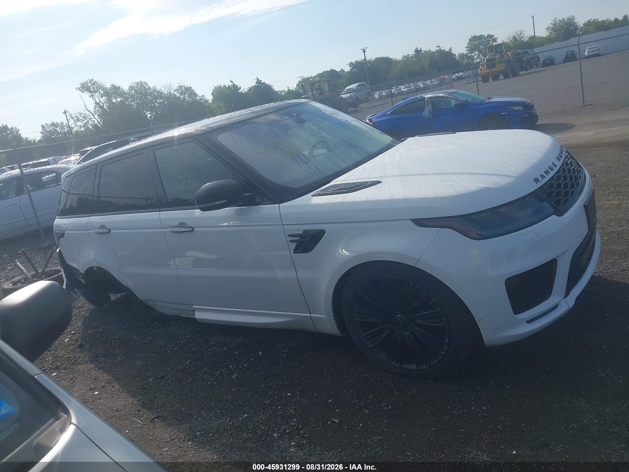 2019 Land Rover Range Rover Sport Hse Dynamic White vin: SALWV2SV6KA815289