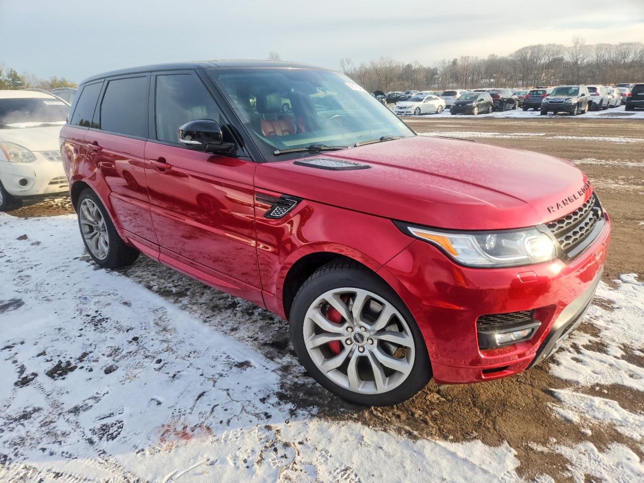 2014 Land Rover Range Rover Sport Autobiography Red vin: SALWV2TF7EA351439