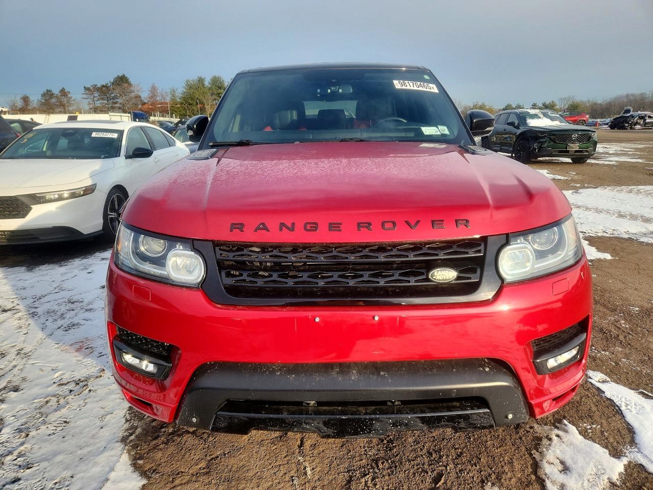 2014 Land Rover Range Rover Sport Autobiography Red vin: SALWV2TF7EA351439