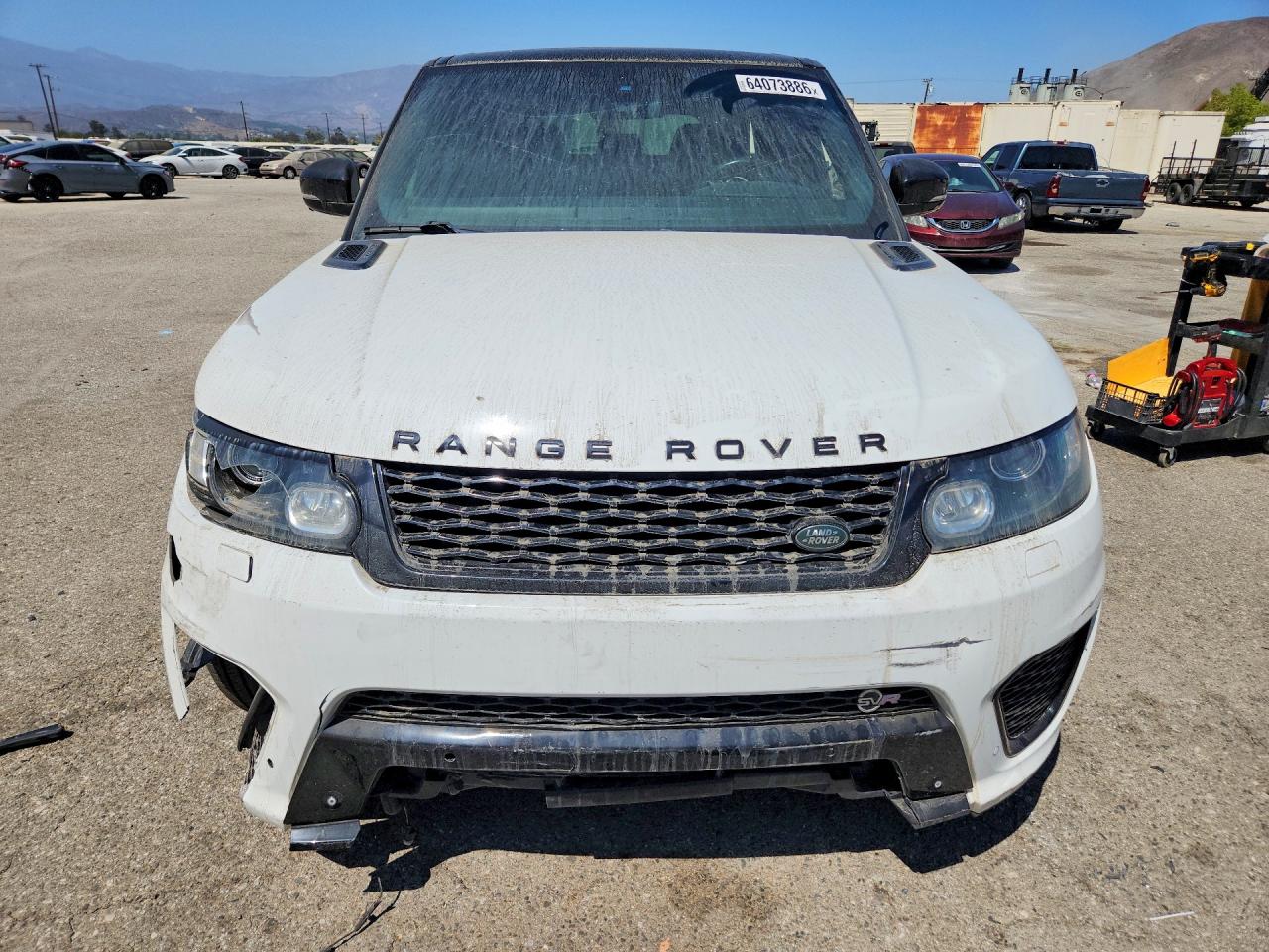 2015 Land Rover Range Rover Sport Svr White vin: SALWZ2EF1FA524617