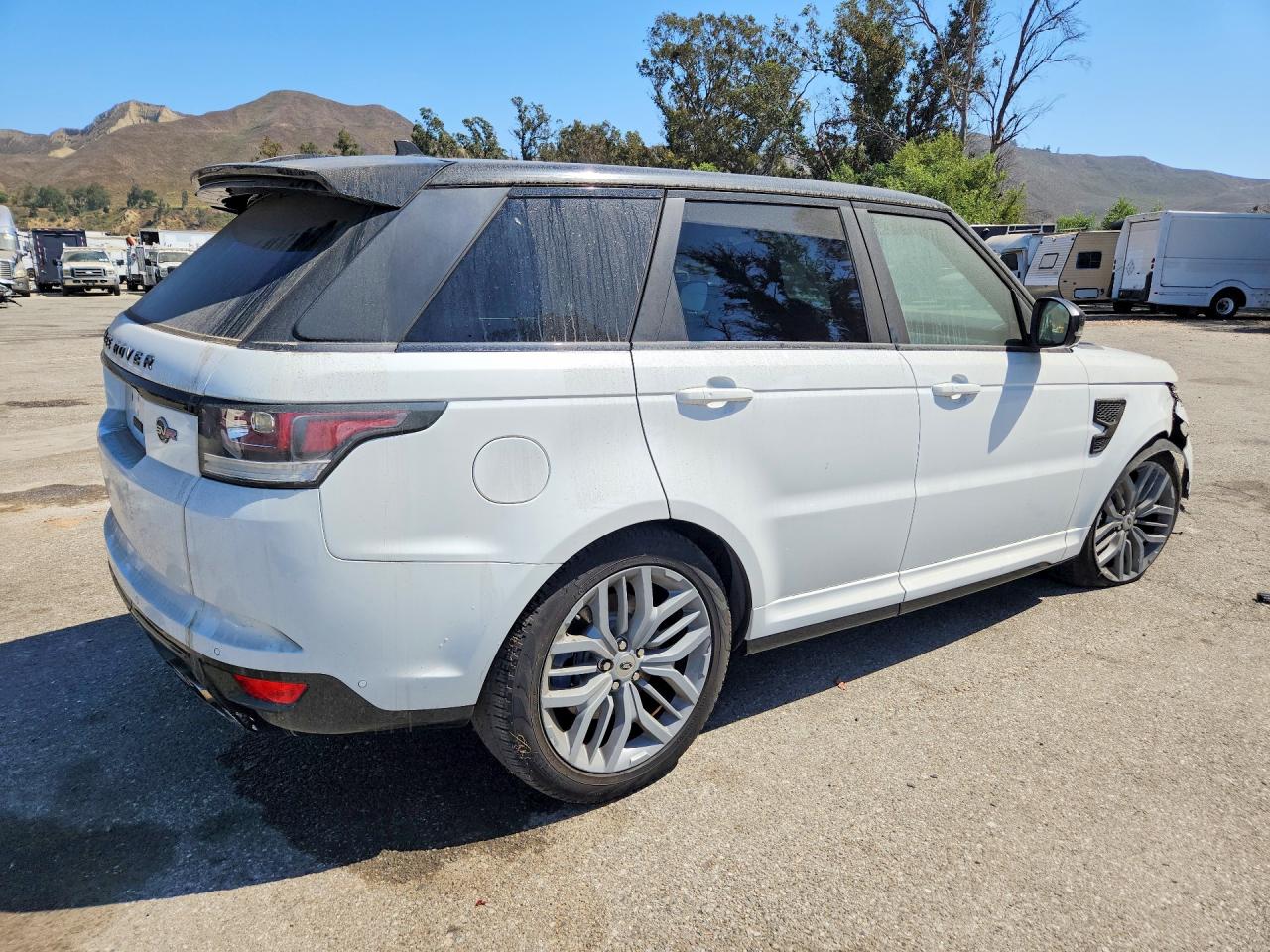 2015 Land Rover Range Rover Sport Svr White vin: SALWZ2EF1FA524617